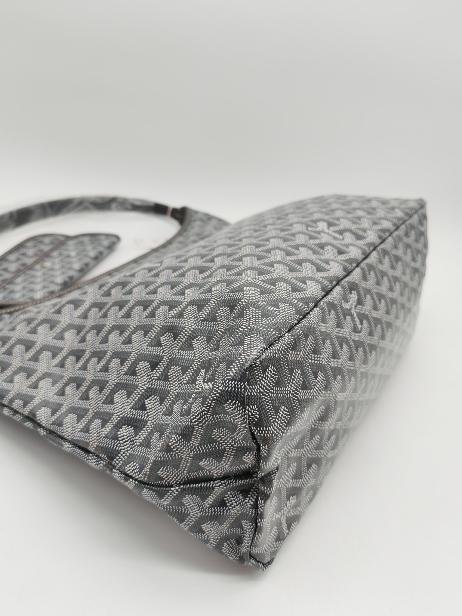 Boheme PM in Gray Goyardine Canvas Hobo Bag