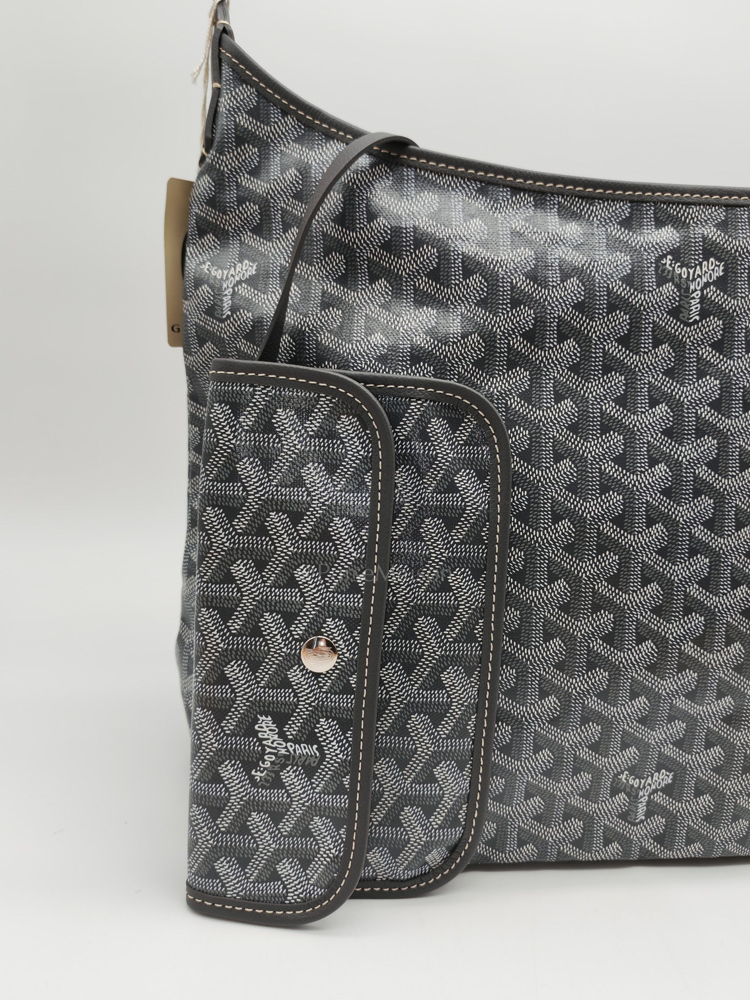 Boheme PM in Gray Goyardine Canvas Hobo Bag