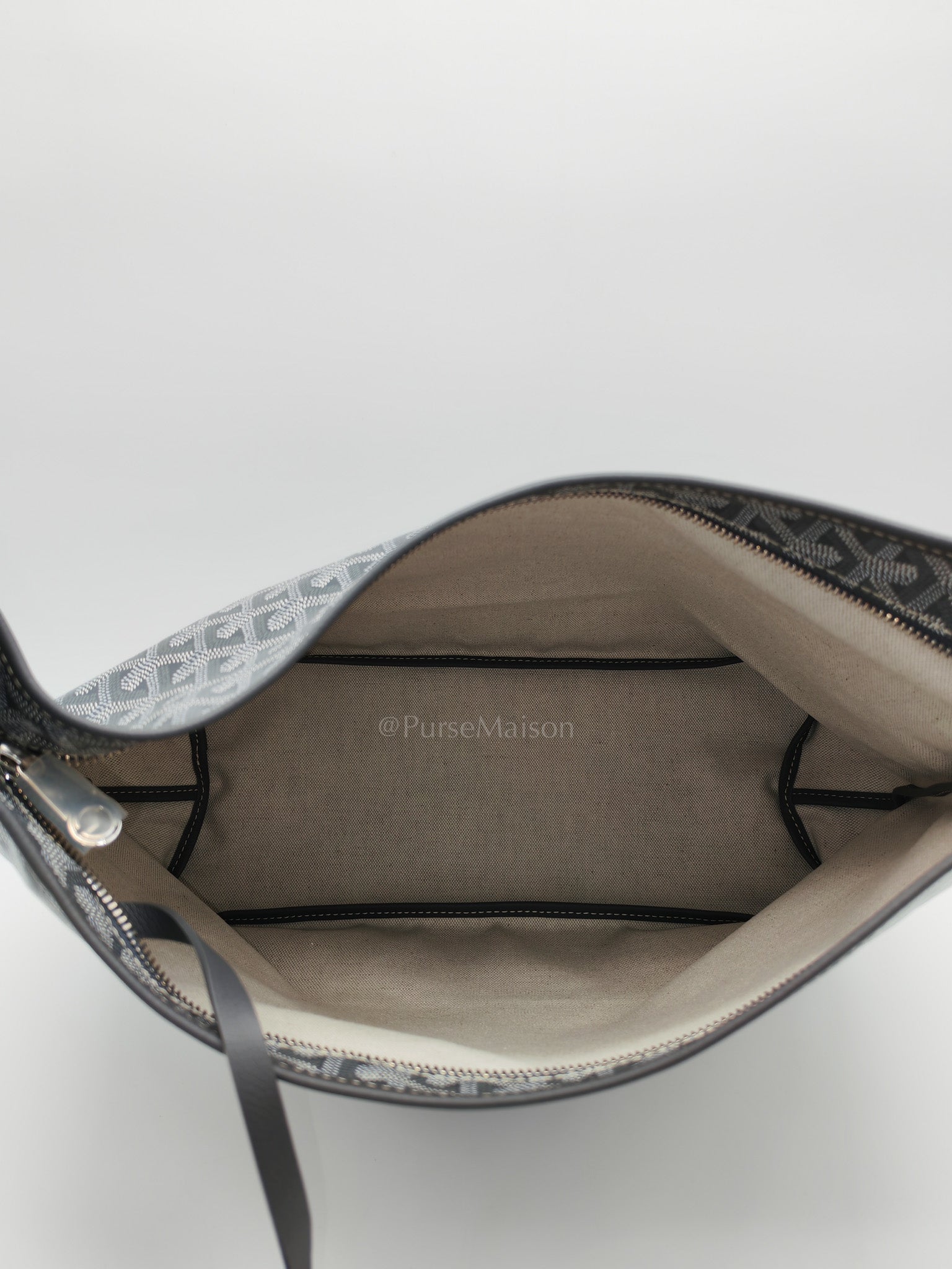 Boheme PM in Gray Goyardine Canvas Hobo Bag