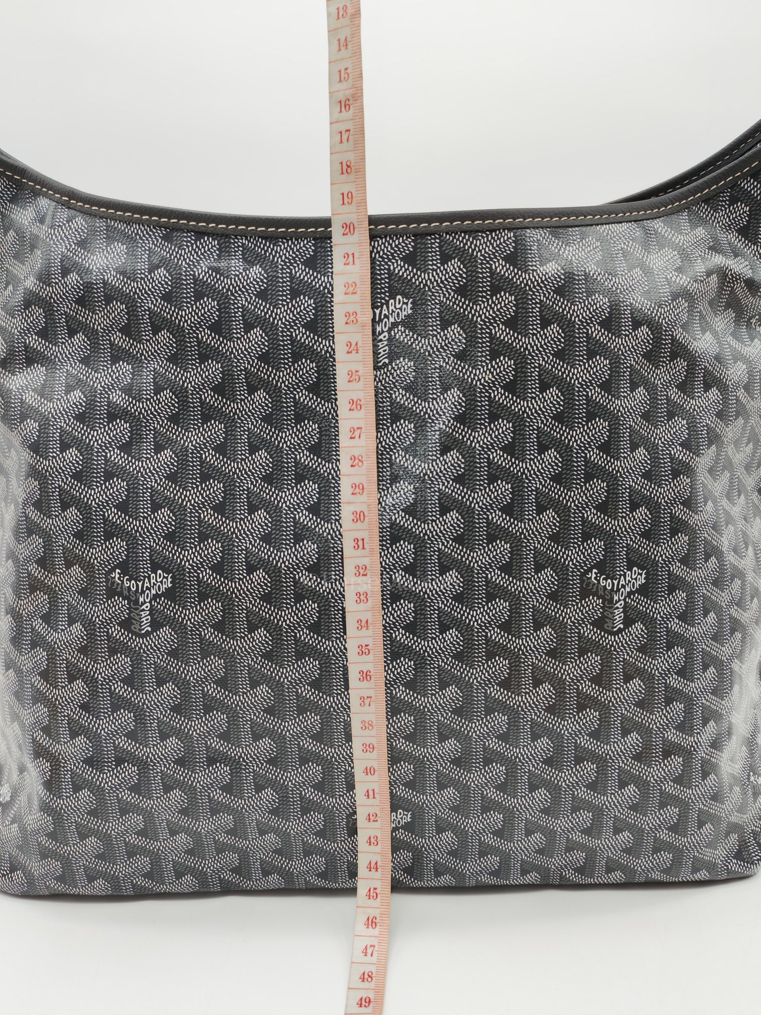 Boheme PM in Gray Goyardine Canvas Hobo Bag