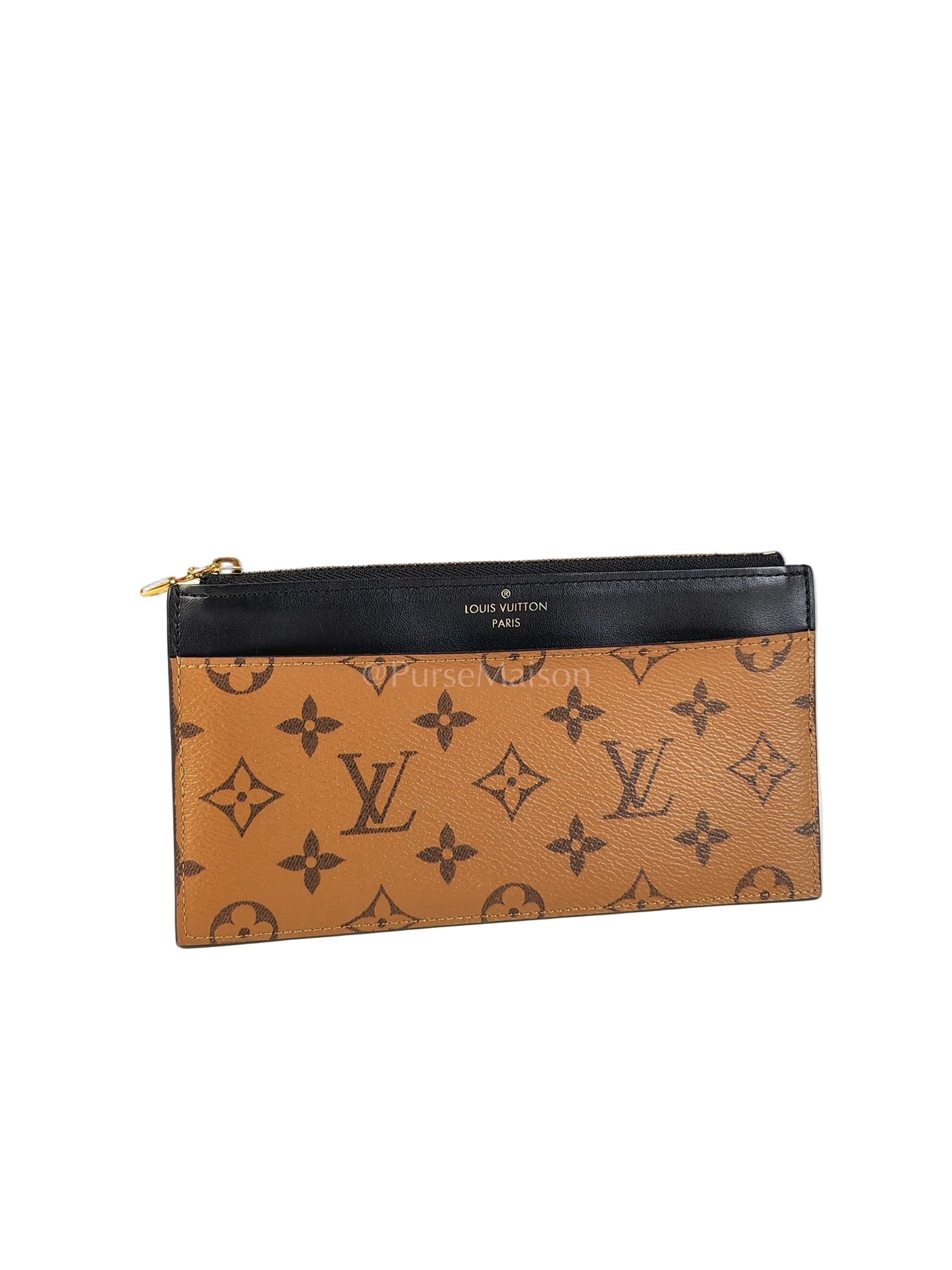 Slim Purse in Reverse Monogram Canvas (Date code: GI0241) | Purse Maison Luxury Bags Shop