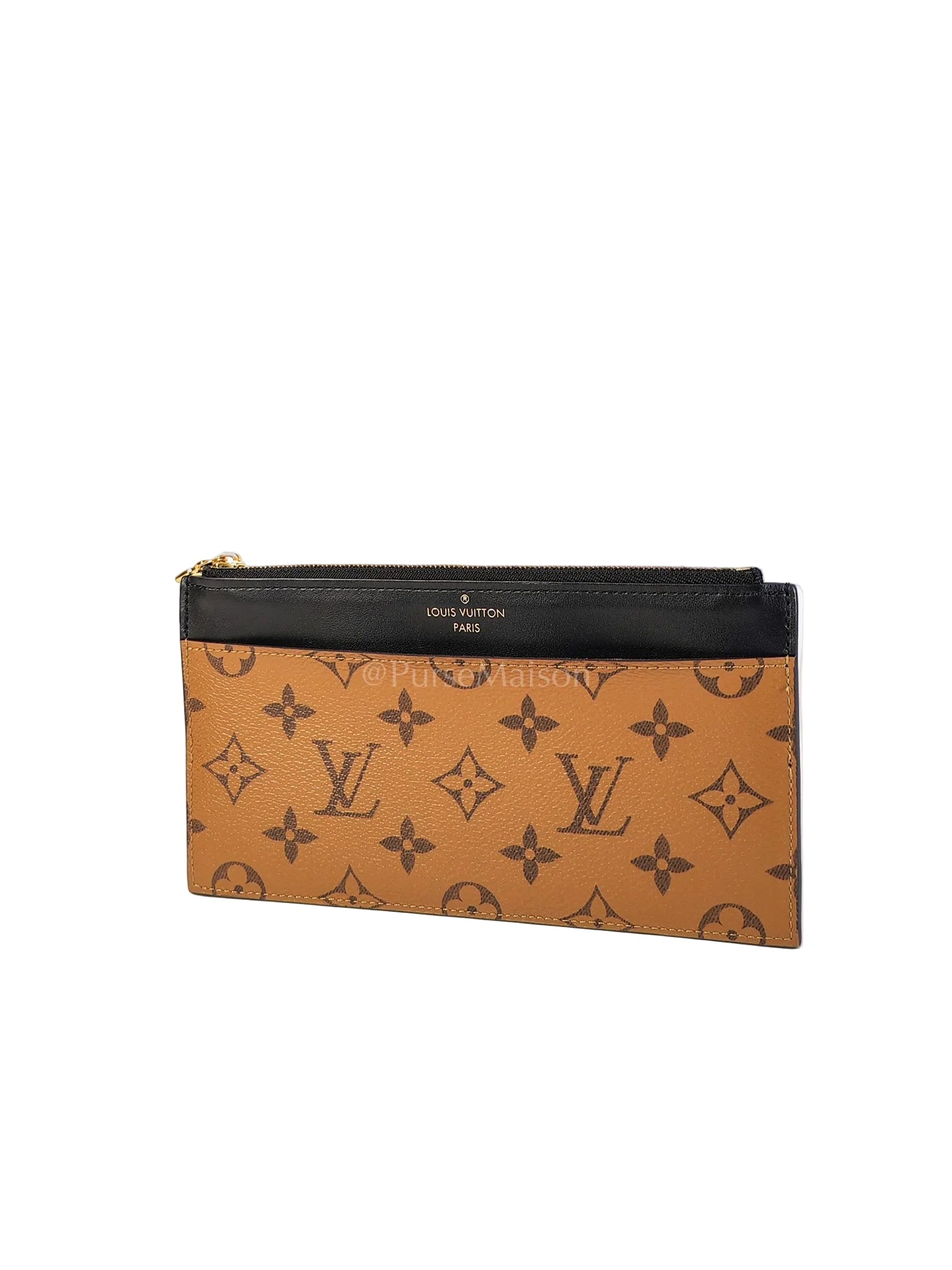 Slim Purse in Reverse Monogram Canvas (Date code: GI0241) | Purse Maison Luxury Bags Shop