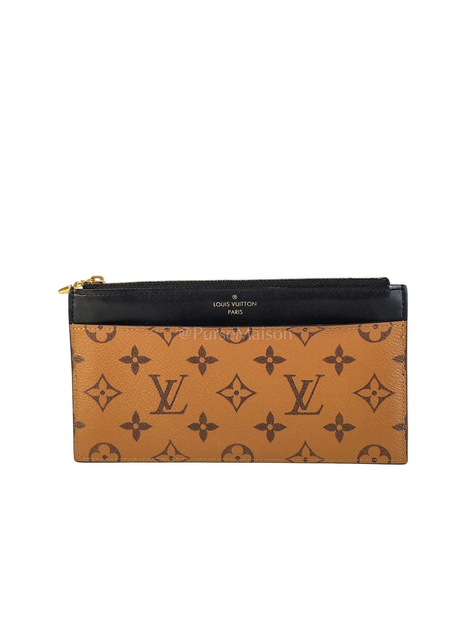 Slim Purse in Reverse Monogram Canvas (Date code: GI0241) | Purse Maison Luxury Bags Shop