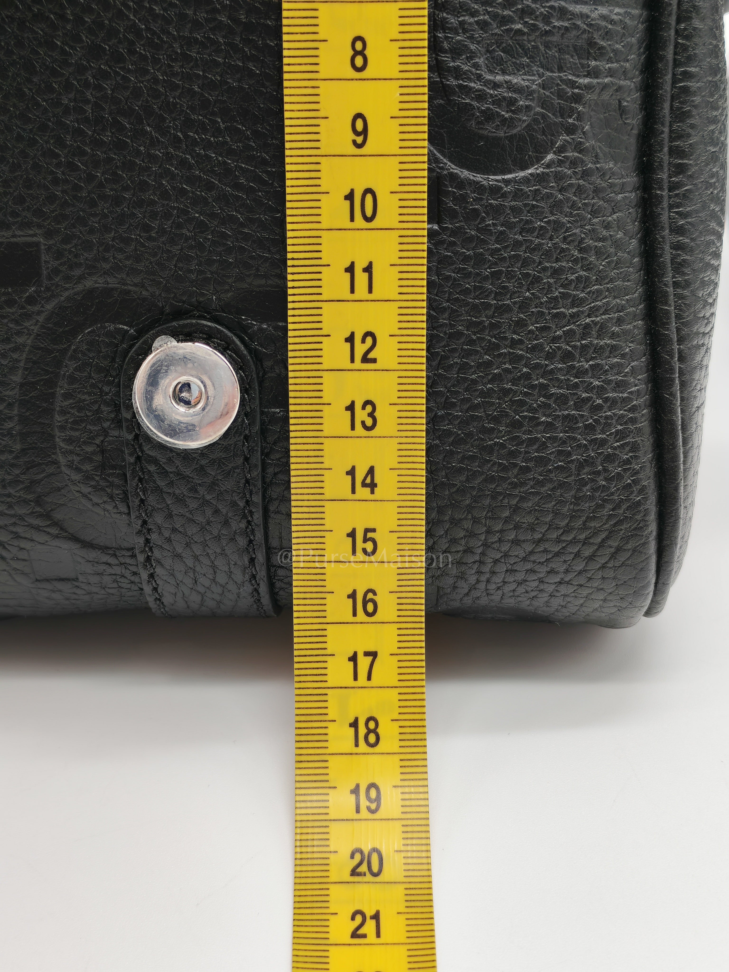 Small Jumbo GG Messenger Bag in Black Grained Calfskin Leather & Silver Hardware | Purse Maison Luxury Bags Shop