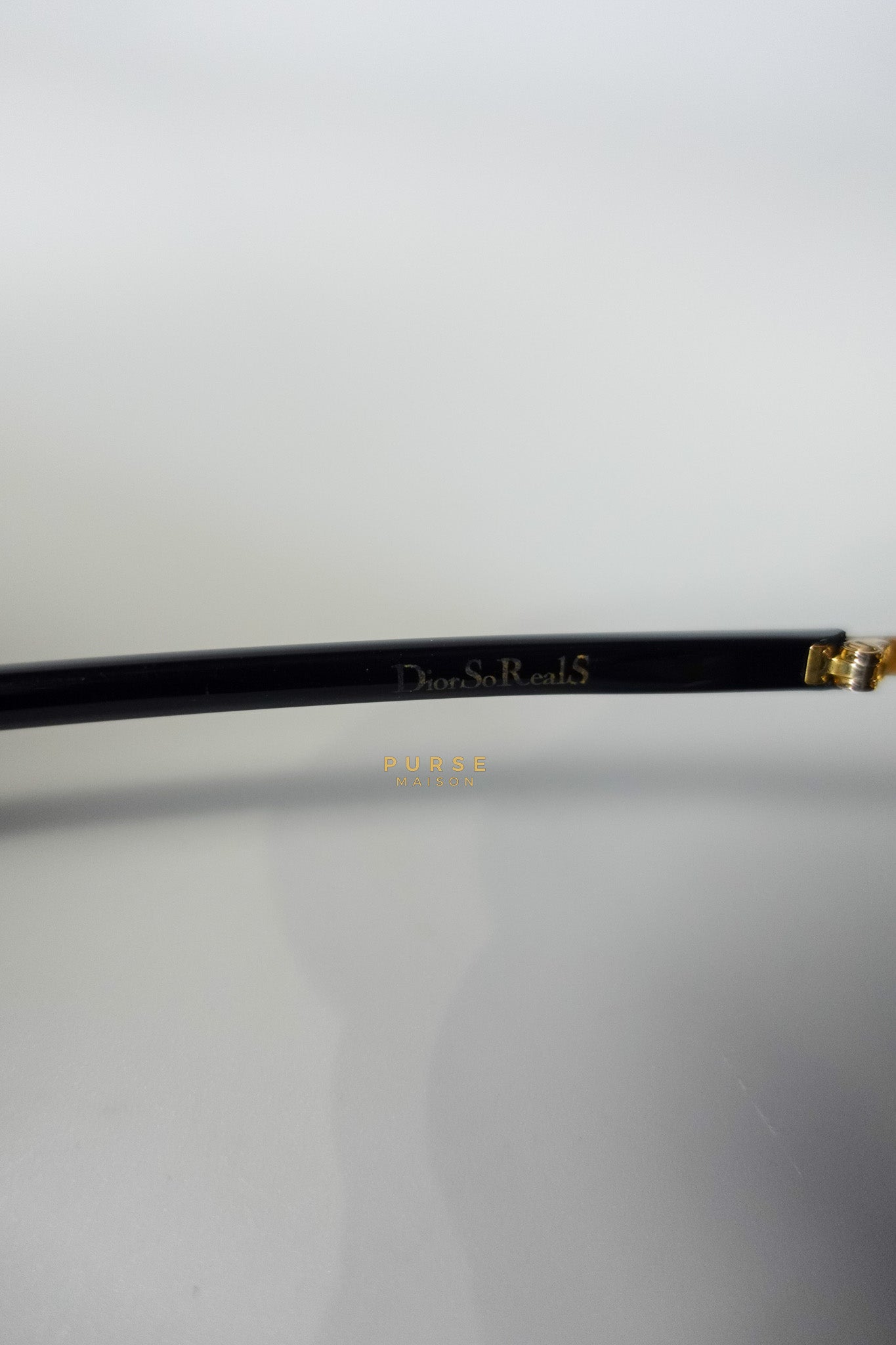 So Real S Aviator Sunglasses Studded Acetate and Metal Gold | Purse Maison Luxury Bags Shop