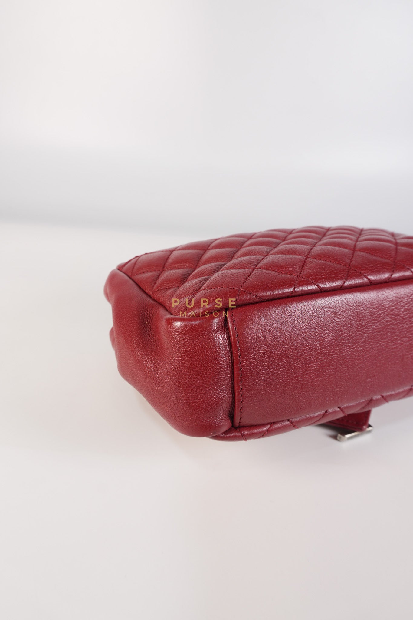 Soft Envelope Bag Medium in Red Sheepskin Tri-Quilt Monogram Leather | Purse Maison Luxury Bags Shop