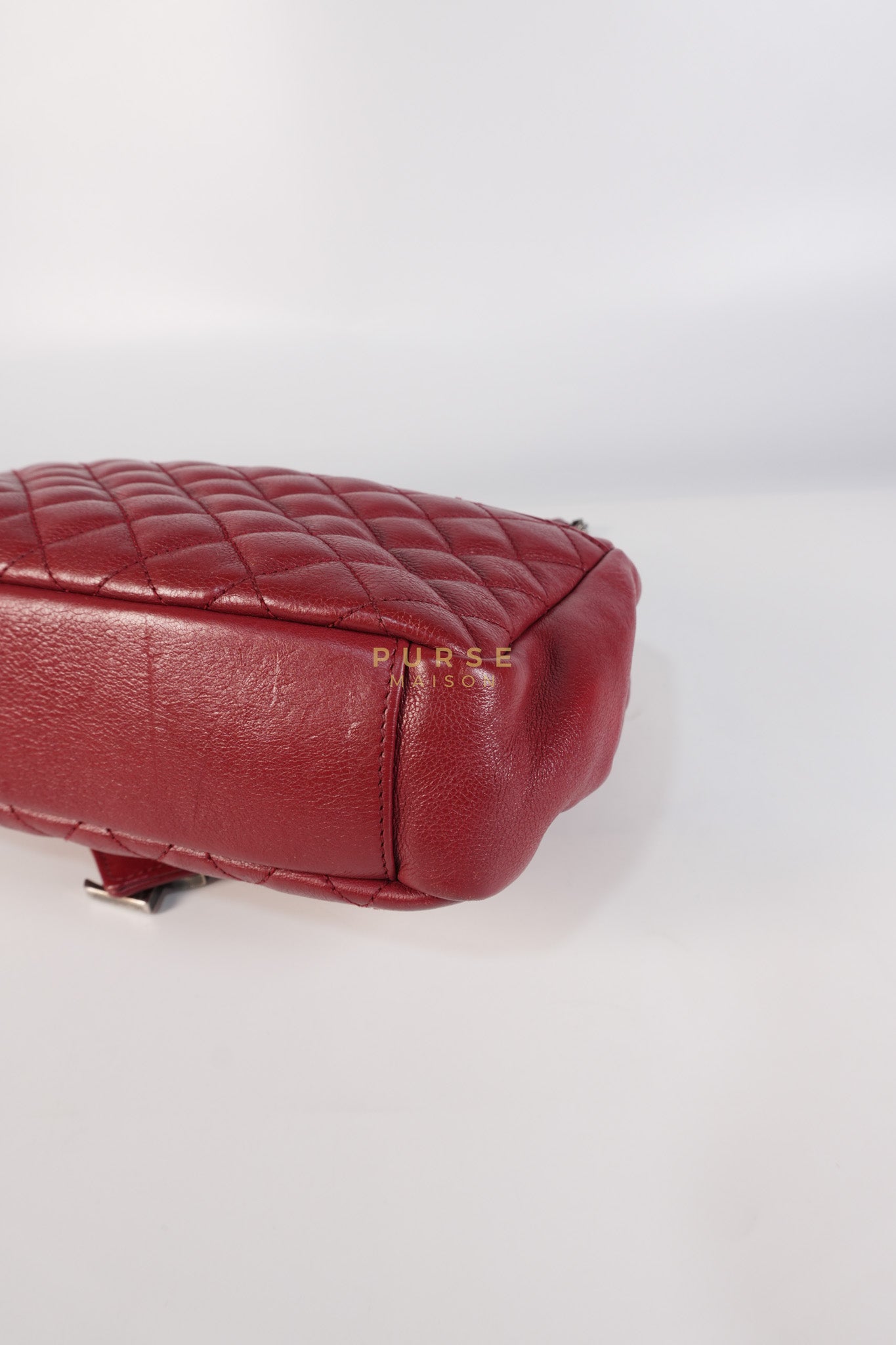 Soft Envelope Bag Medium in Red Sheepskin Tri-Quilt Monogram Leather | Purse Maison Luxury Bags Shop