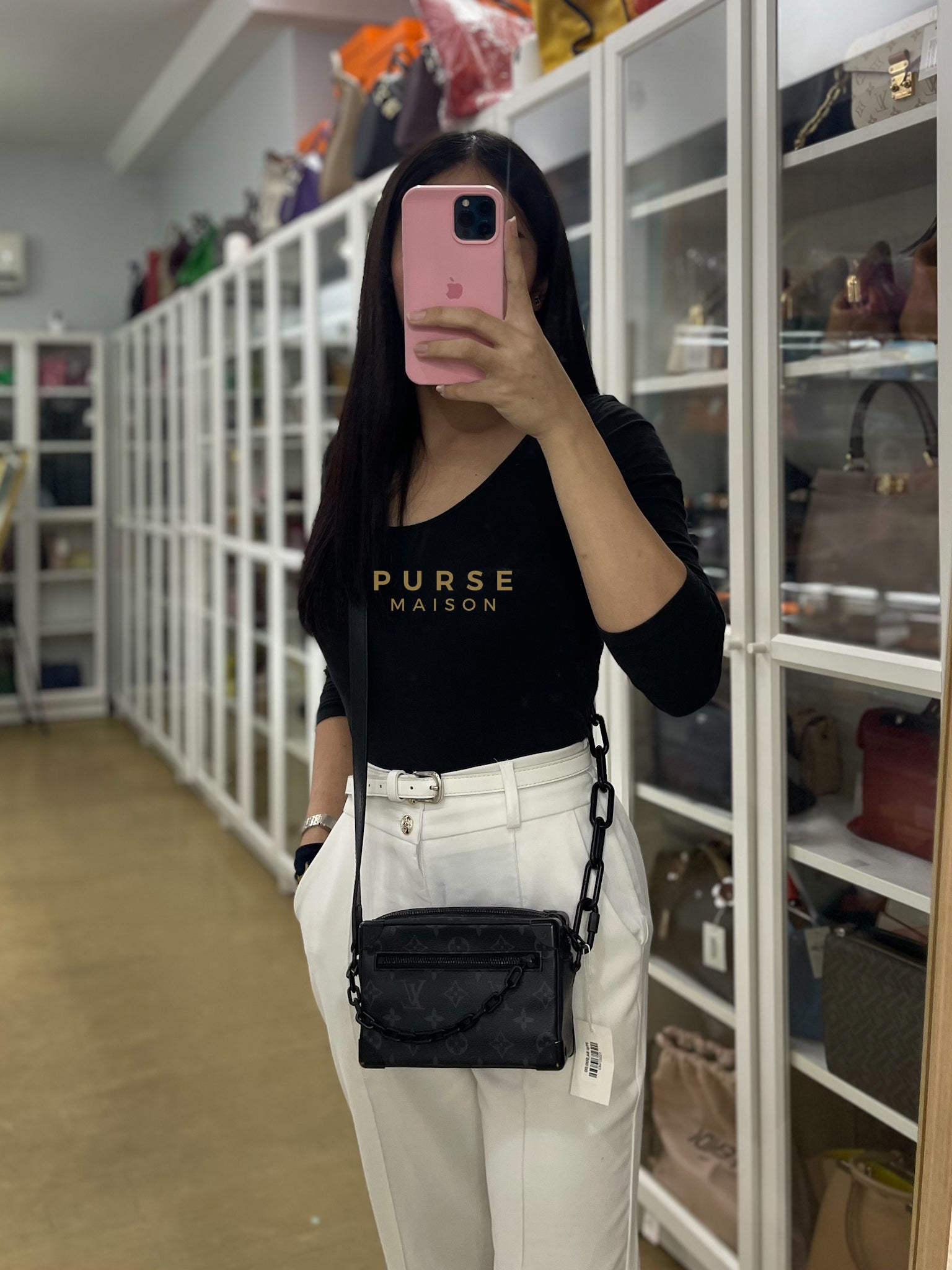 Soft Trunk Mini in Eclipse Monogram Canvas (Date Code: FL4199) | Purse Maison Luxury Bags Shop