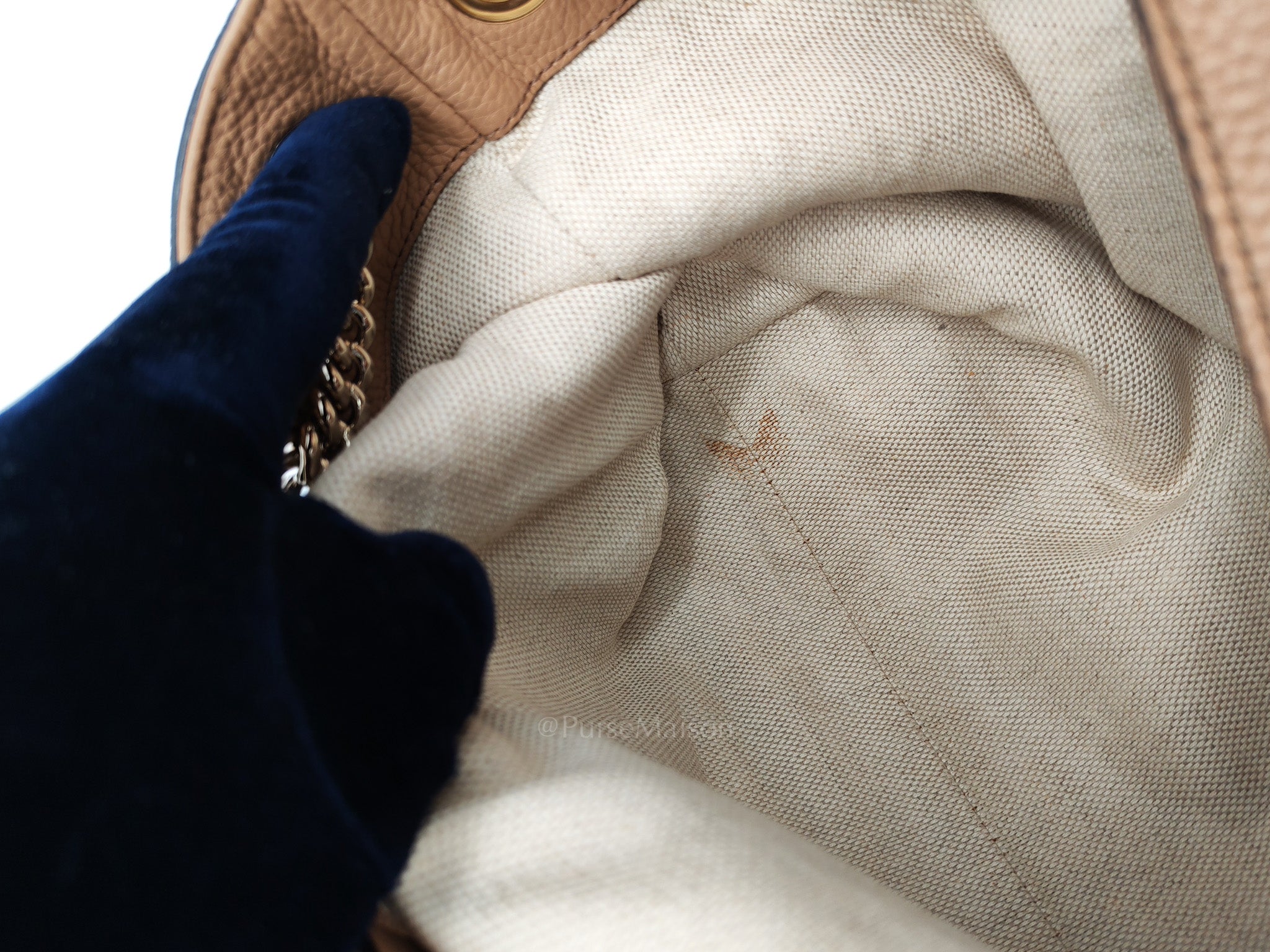 Soho in Beige Grained Calfskin Leather Totebag | Purse Maison Luxury Bags Shop
