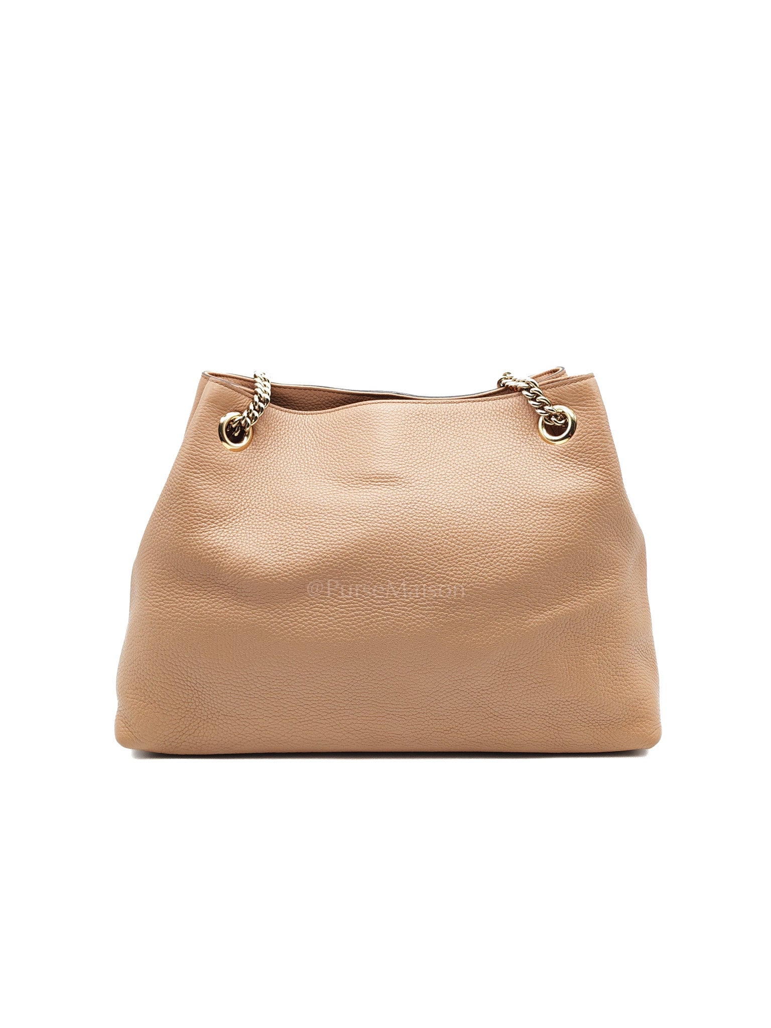 Soho in Beige Grained Calfskin Leather Totebag | Purse Maison Luxury Bags Shop