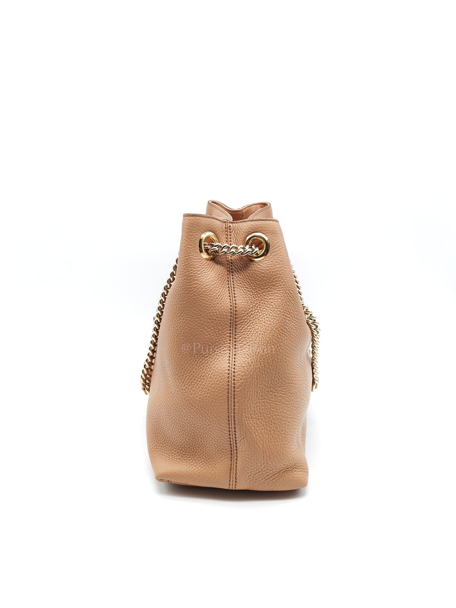 Soho in Beige Grained Calfskin Leather Totebag | Purse Maison Luxury Bags Shop