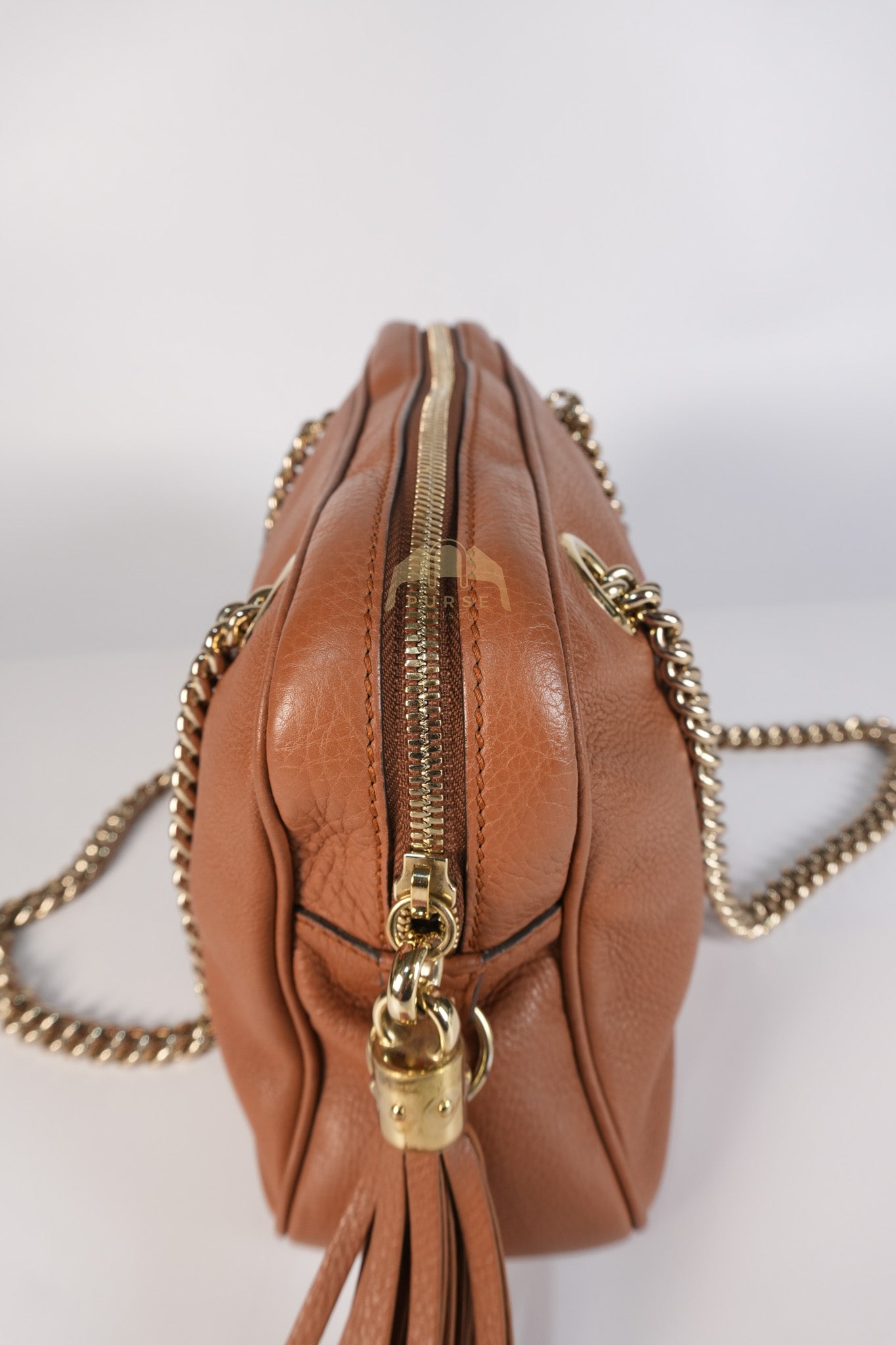 Soho Tassel Chain Bag Interlocking G in Brown | Purse Maison Luxury Bags Shop