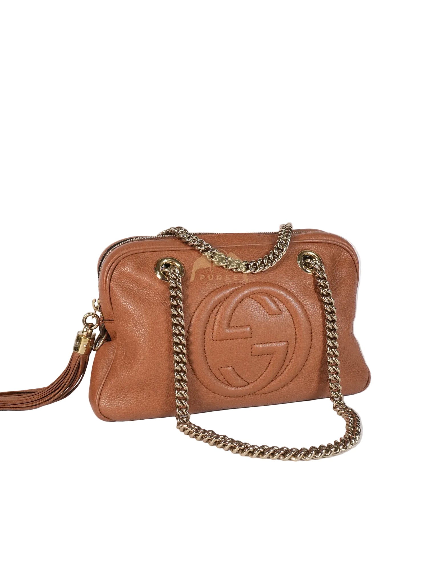 Soho Tassel Chain Bag Interlocking G in Brown | Purse Maison Luxury Bags Shop