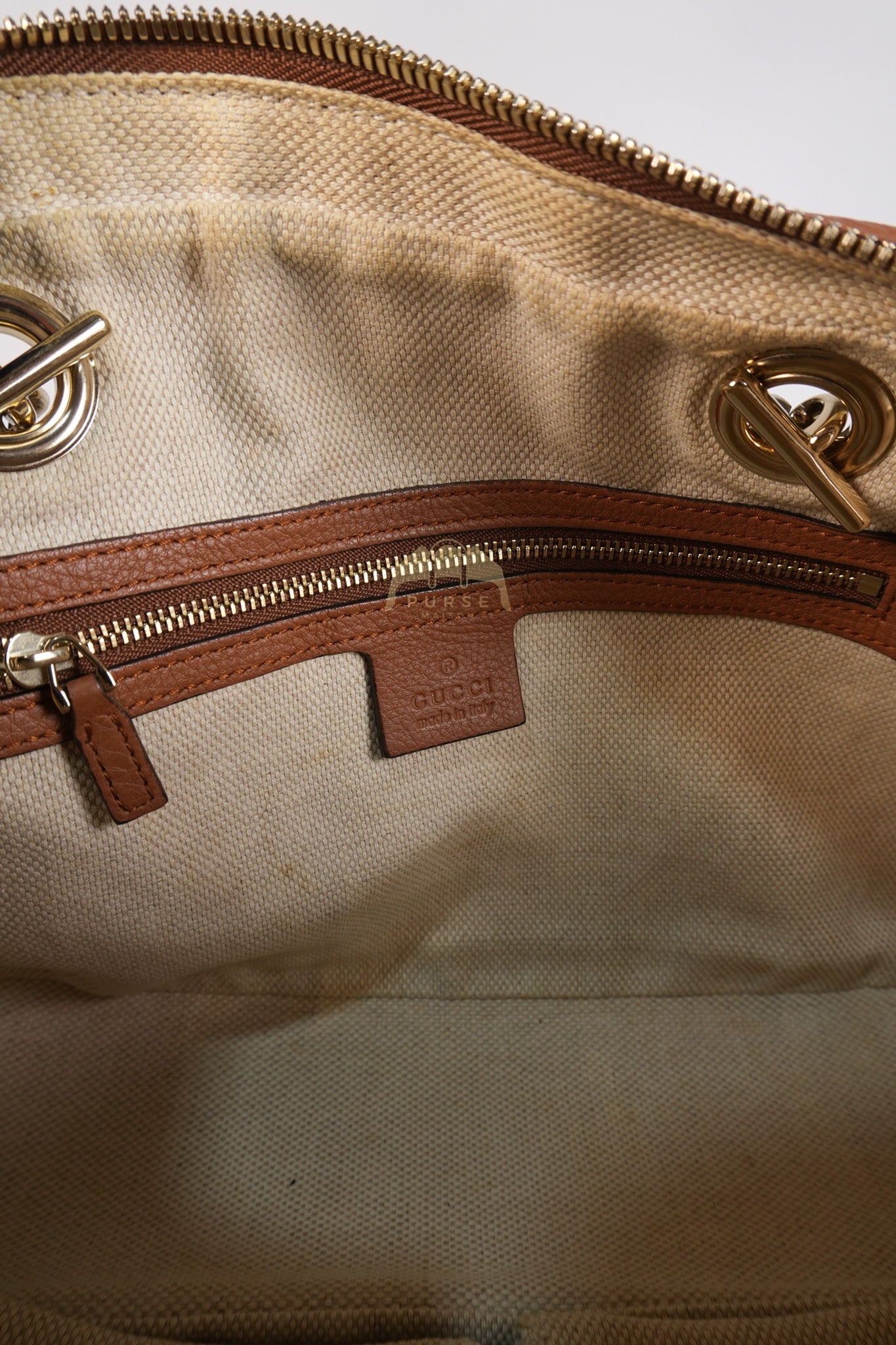 Soho Tassel Chain Bag Interlocking G in Brown | Purse Maison Luxury Bags Shop