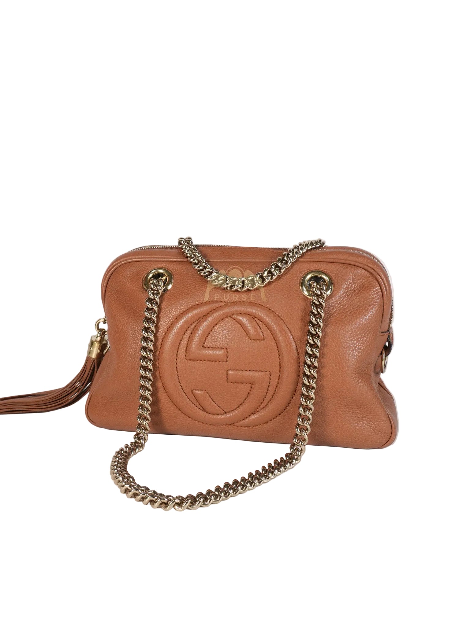 Soho Tassel Chain Bag Interlocking G in Brown | Purse Maison Luxury Bags Shop