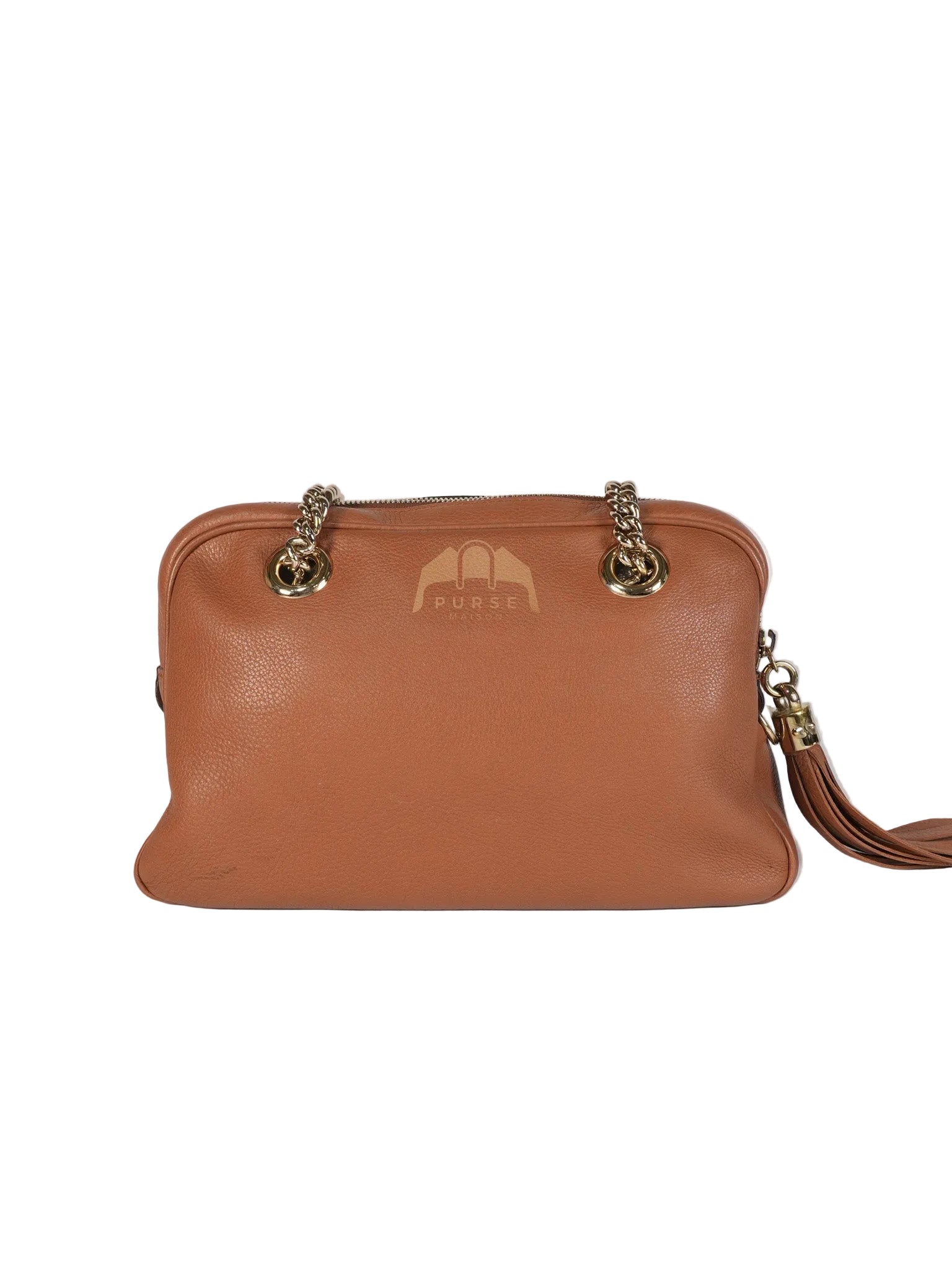 Soho Tassel Chain Bag Interlocking G in Brown | Purse Maison Luxury Bags Shop