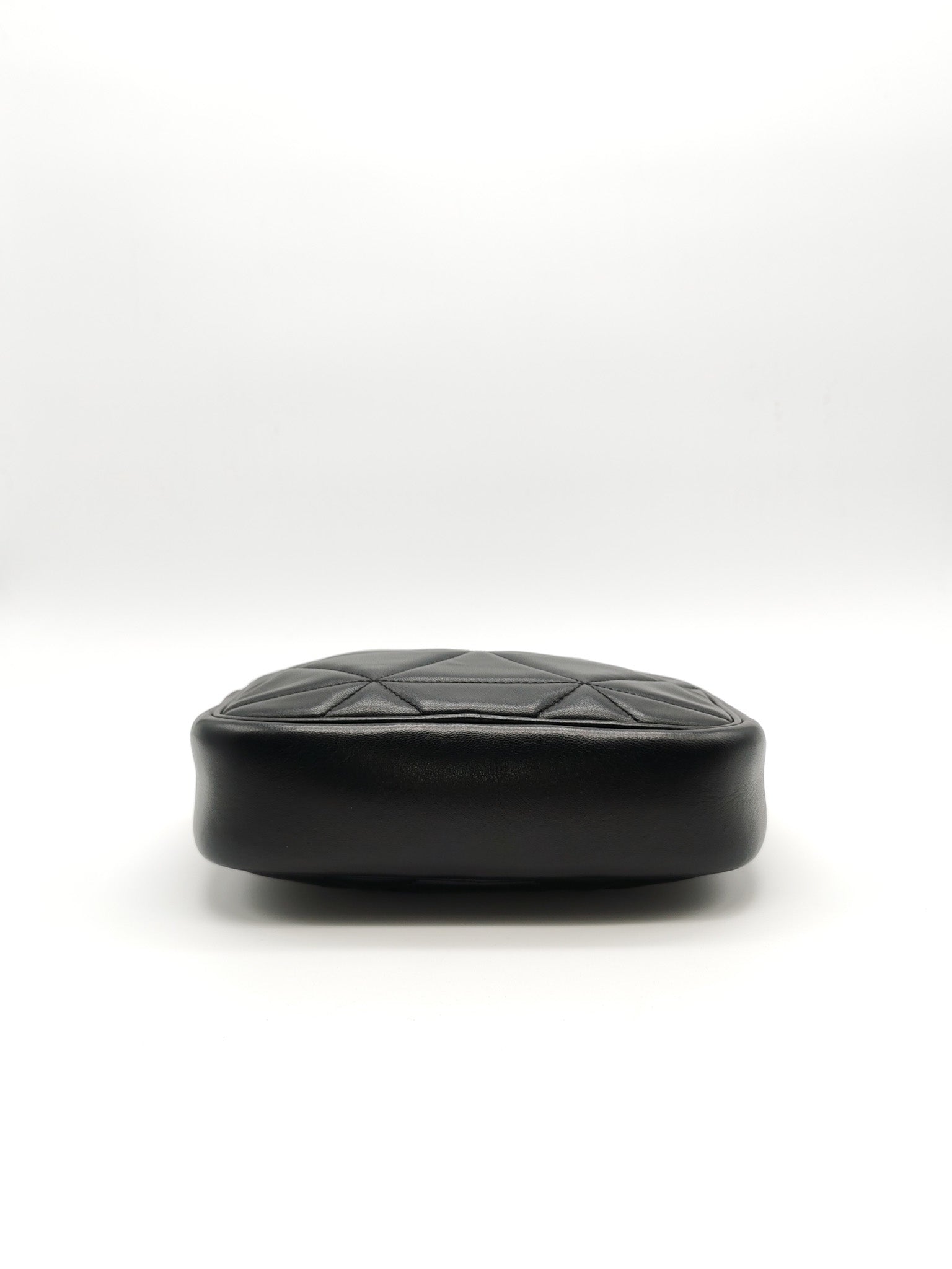 Spectrum Quilted in So Black Nappa Leather Camera Bag | Purse Maison Luxury Bags Shop