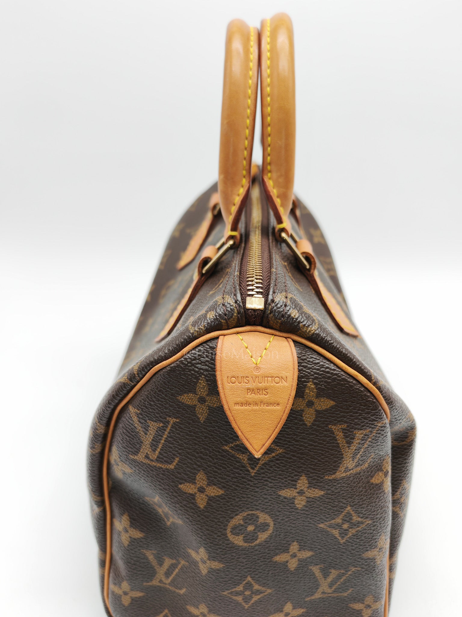 Speedy 25 Bag in Monogram Canvas & Aged Gold Hardware (Datecode: SP0052) | Purse Maison Luxury Bags Shop