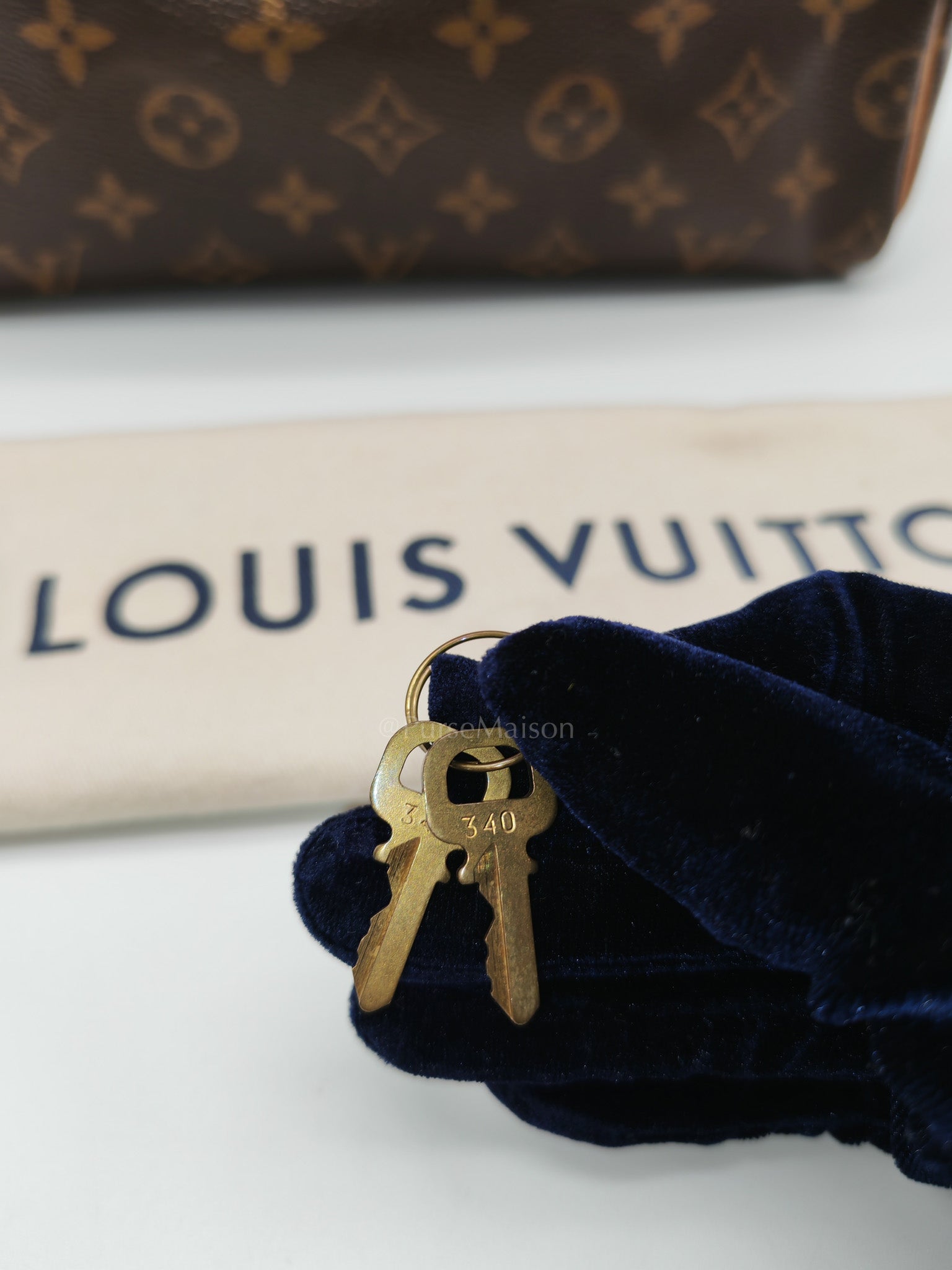 Speedy 25 Bag in Monogram Canvas & Aged Gold Hardware (Datecode: SP0052) | Purse Maison Luxury Bags Shop