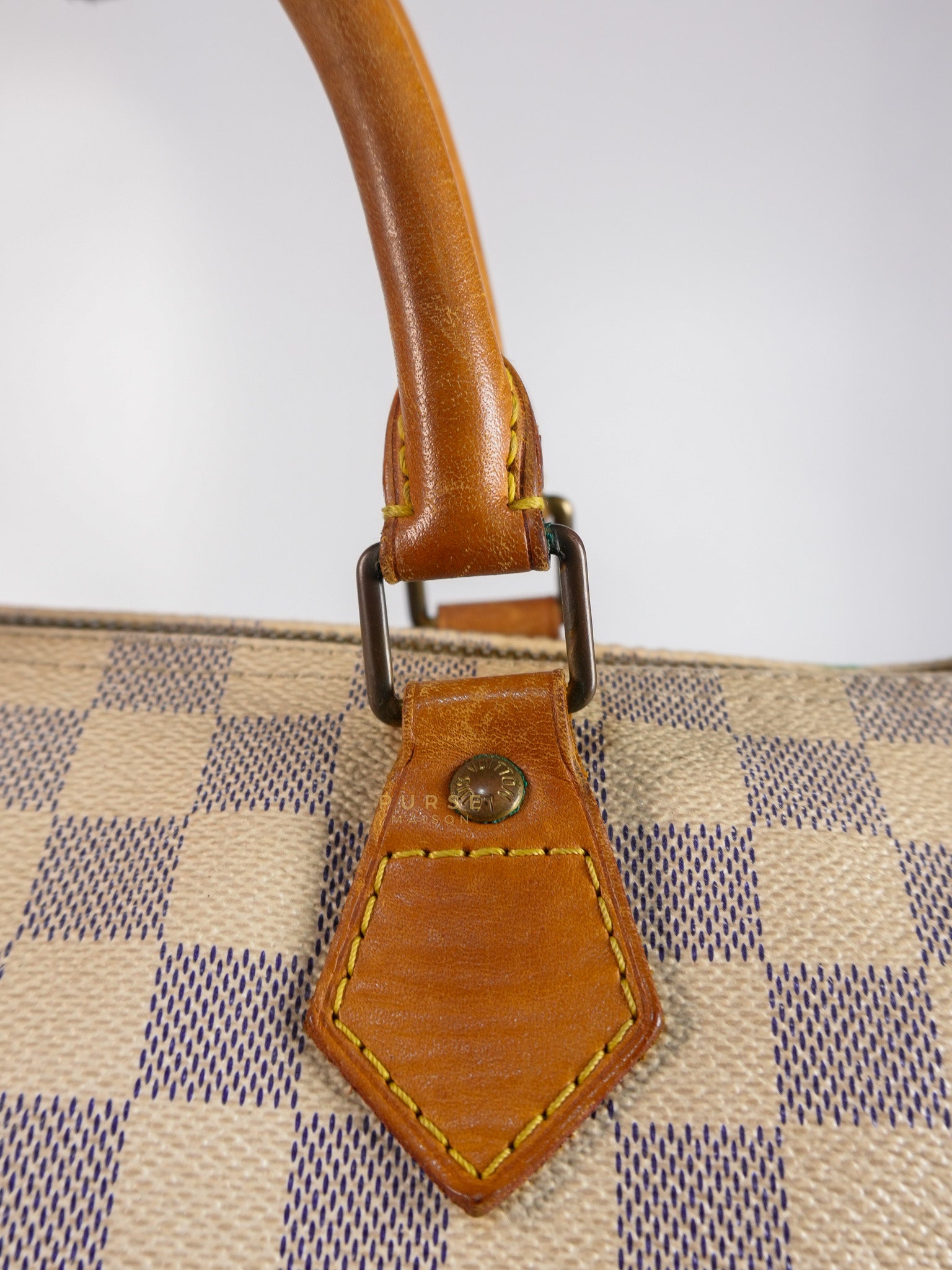 Speedy 30 in Damier Azur Canvas (Date Code: DU0038) | Purse Maison Luxury Bags Shop