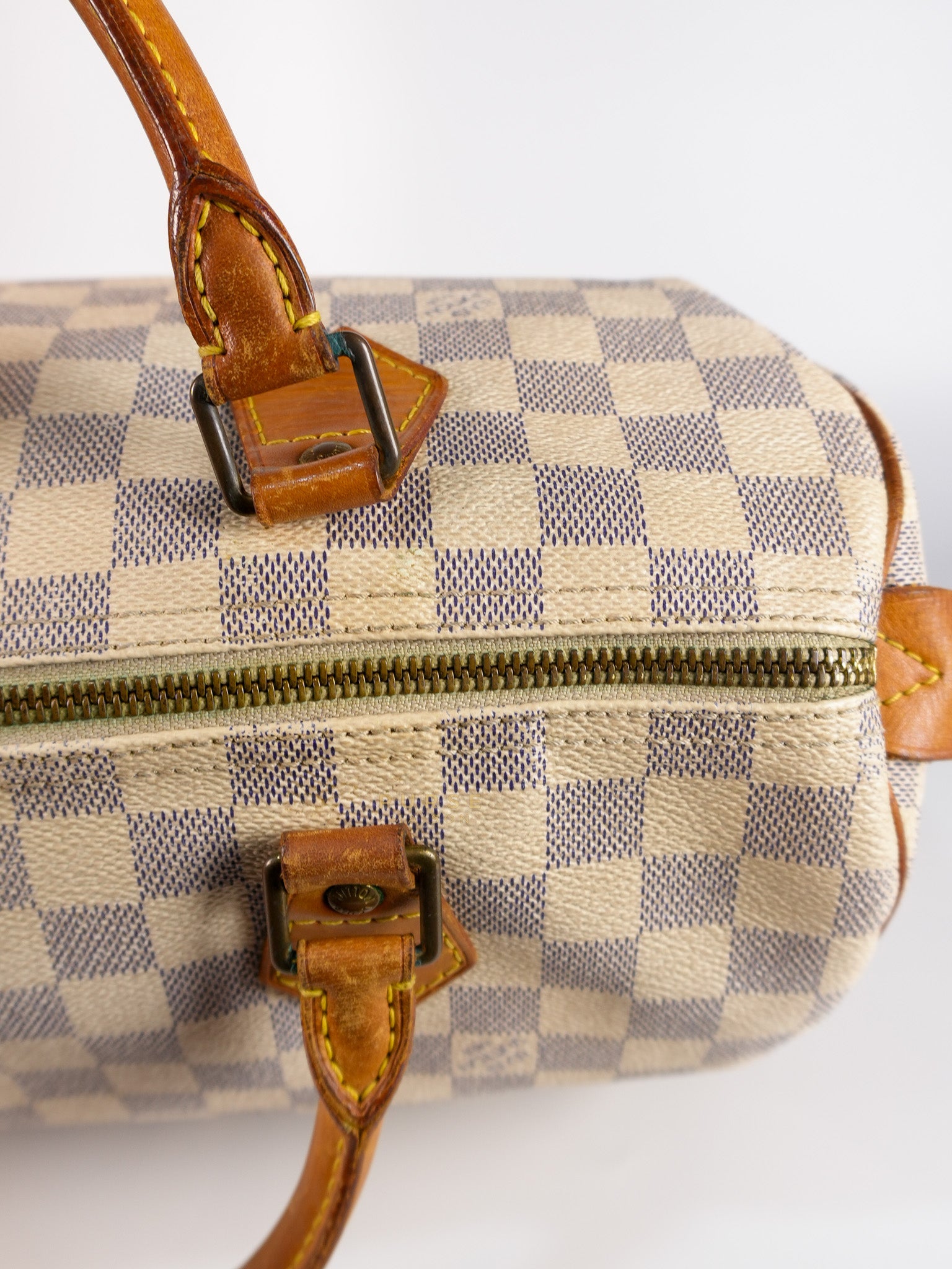 Speedy 30 in Damier Azur Canvas (Date Code: DU0038) | Purse Maison Luxury Bags Shop