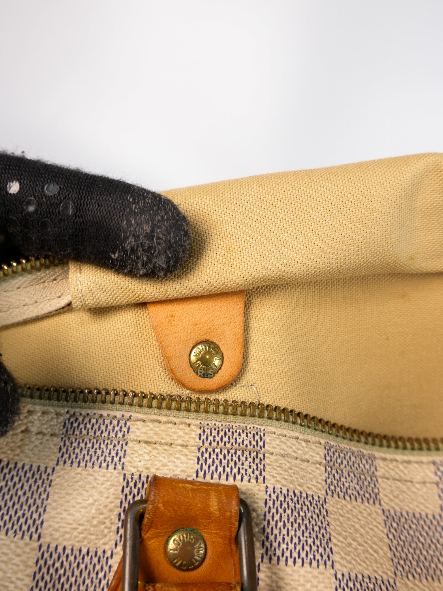 Speedy 30 in Damier Azur Canvas (Date Code: DU0038) | Purse Maison Luxury Bags Shop