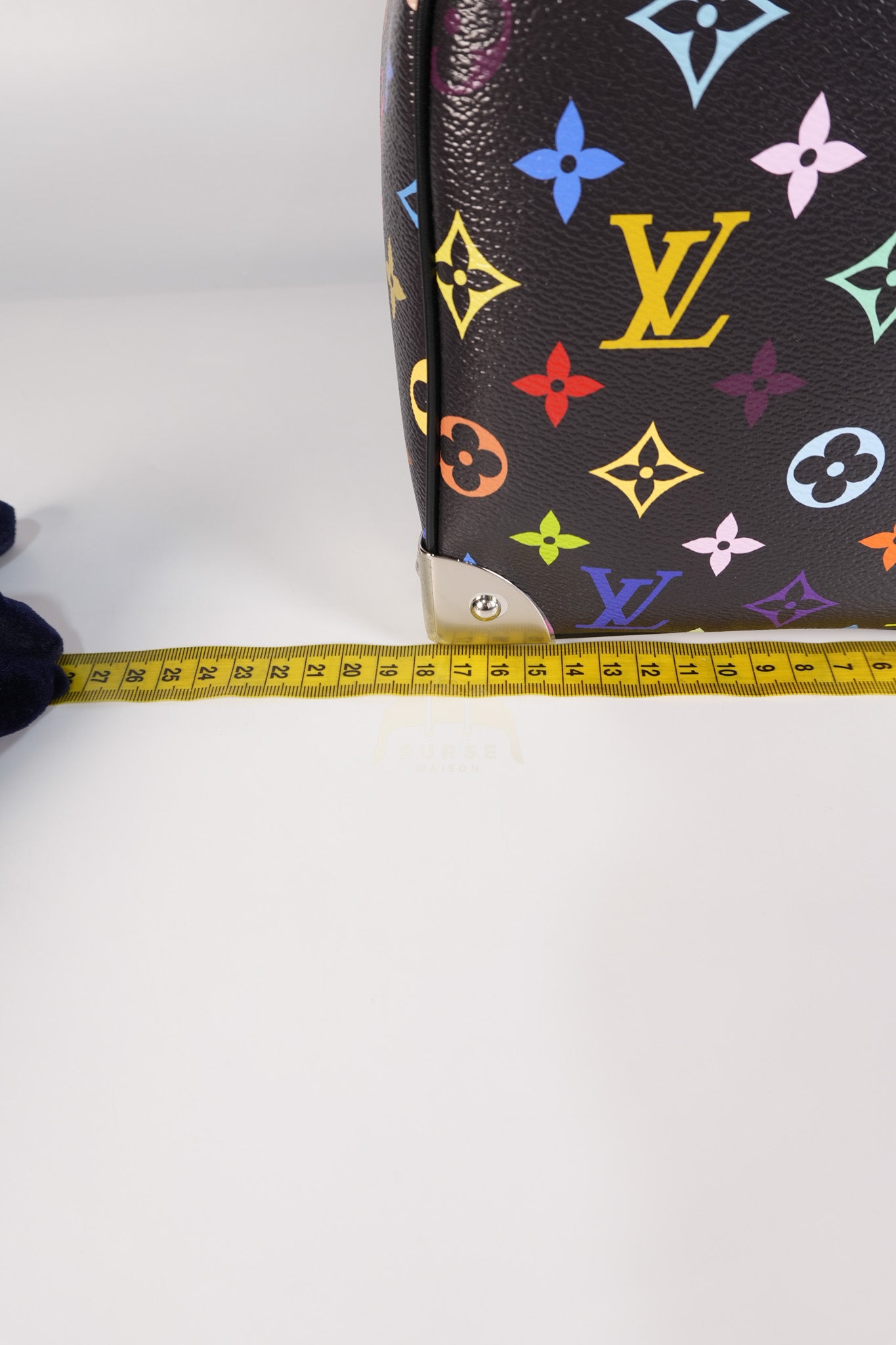 Speedy 30 Murakami in Black Multicolor Canvas (Microchip) | Purse Maison Luxury Bags Shop