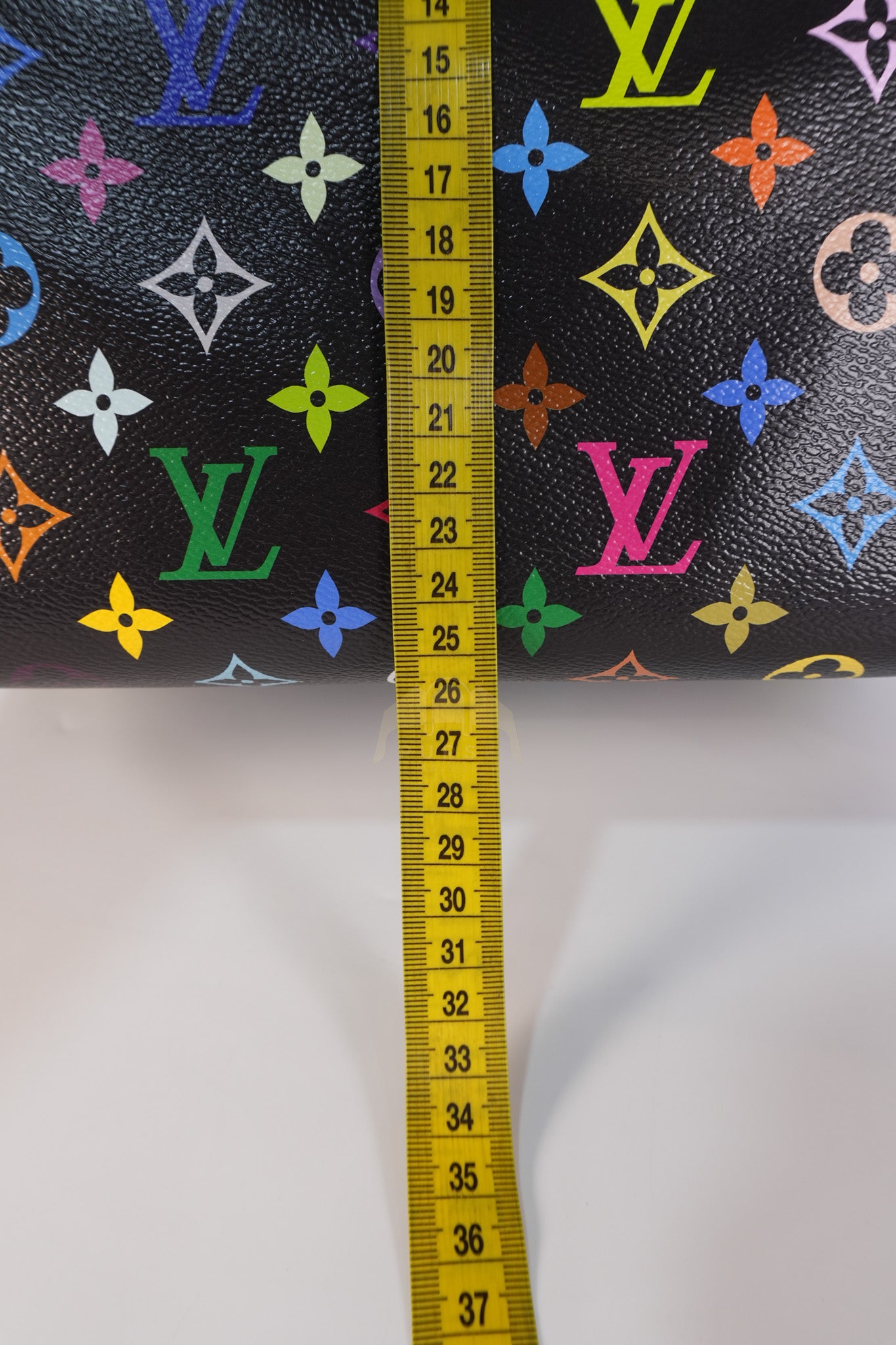 Speedy 30 Murakami in Black Multicolor Canvas (Microchip) | Purse Maison Luxury Bags Shop