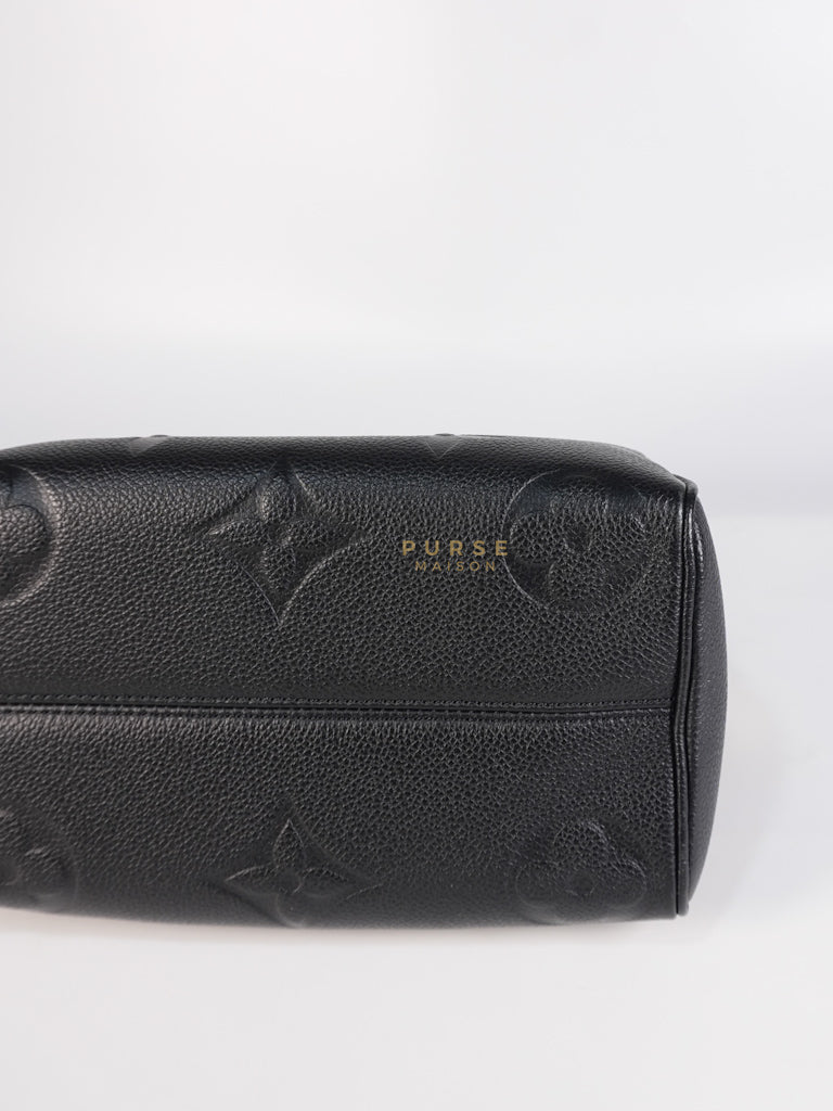 Speedy Bandoulier 20 Black Empreinte Leather (Microchip) | Purse Maison Luxury Bags Shop