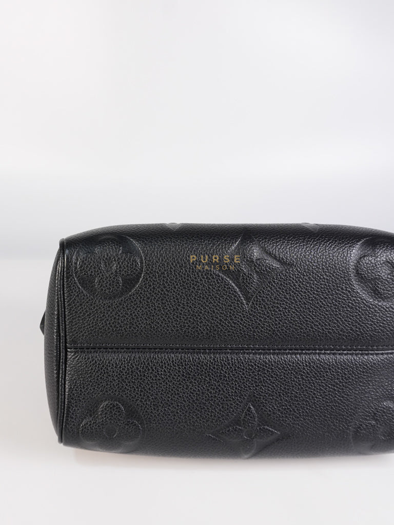 Speedy Bandoulier 20 Black Empreinte Leather (Microchip) | Purse Maison Luxury Bags Shop