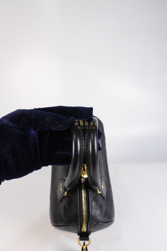 Speedy Bandoulier 20 Black Empreinte Leather (Microchip) | Purse Maison Luxury Bags Shop