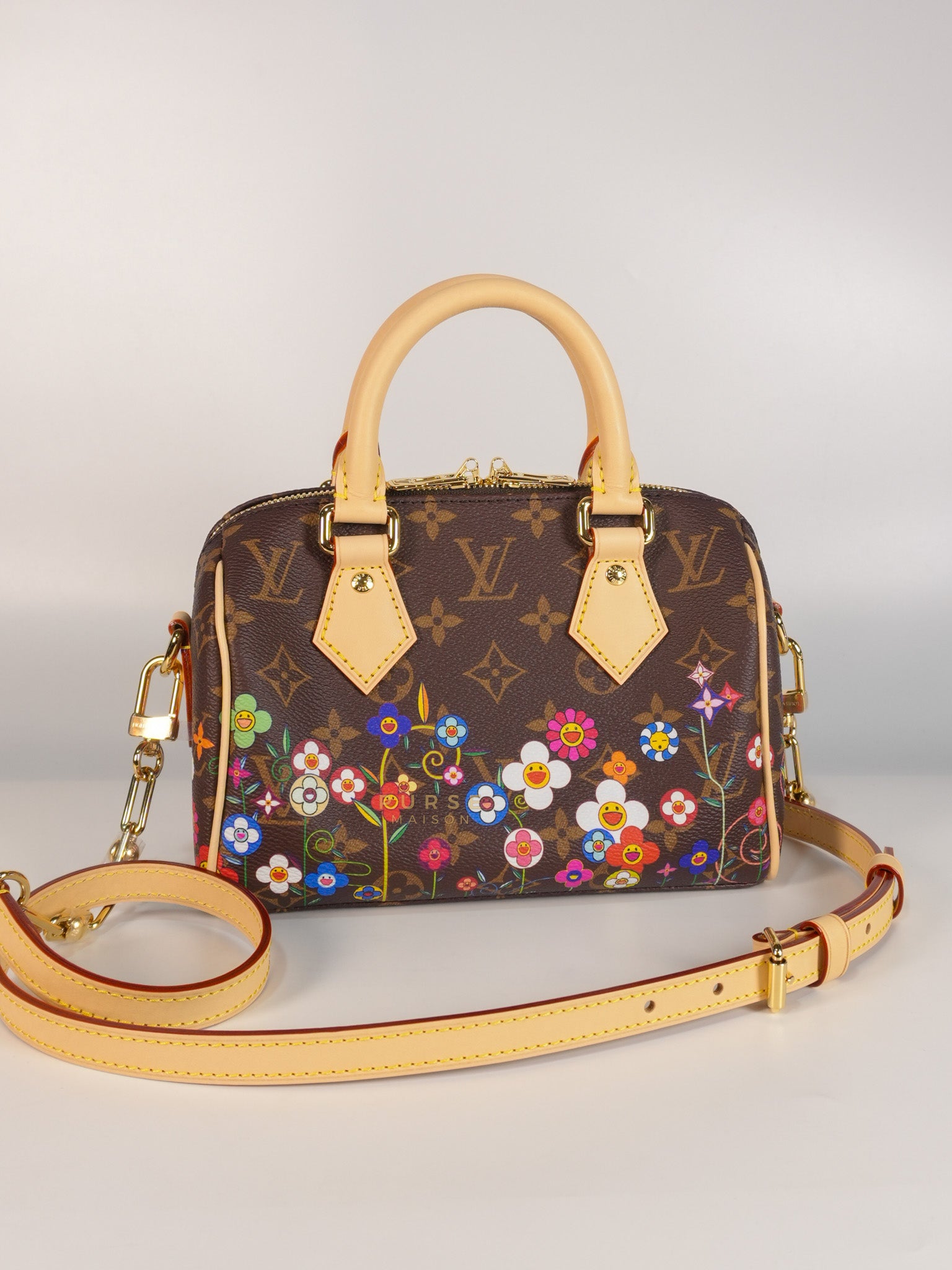 Speedy Bandouliere 20 x Murakami in TM Monogram Canvas(Microchip) | Purse Maison Luxury Bags Shop