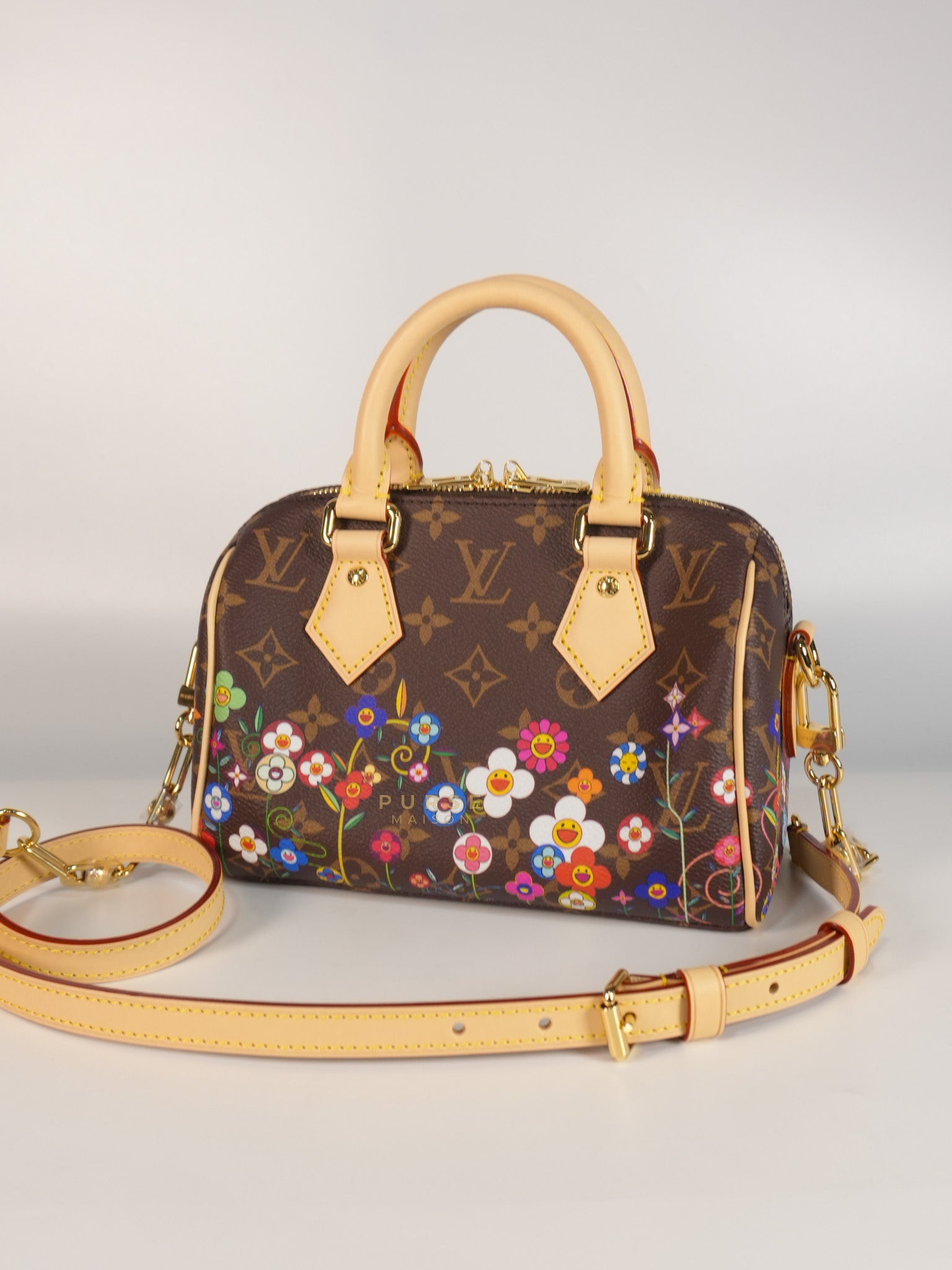 Speedy Bandouliere 20 x Murakami in TM Monogram Canvas(Microchip) | Purse Maison Luxury Bags Shop