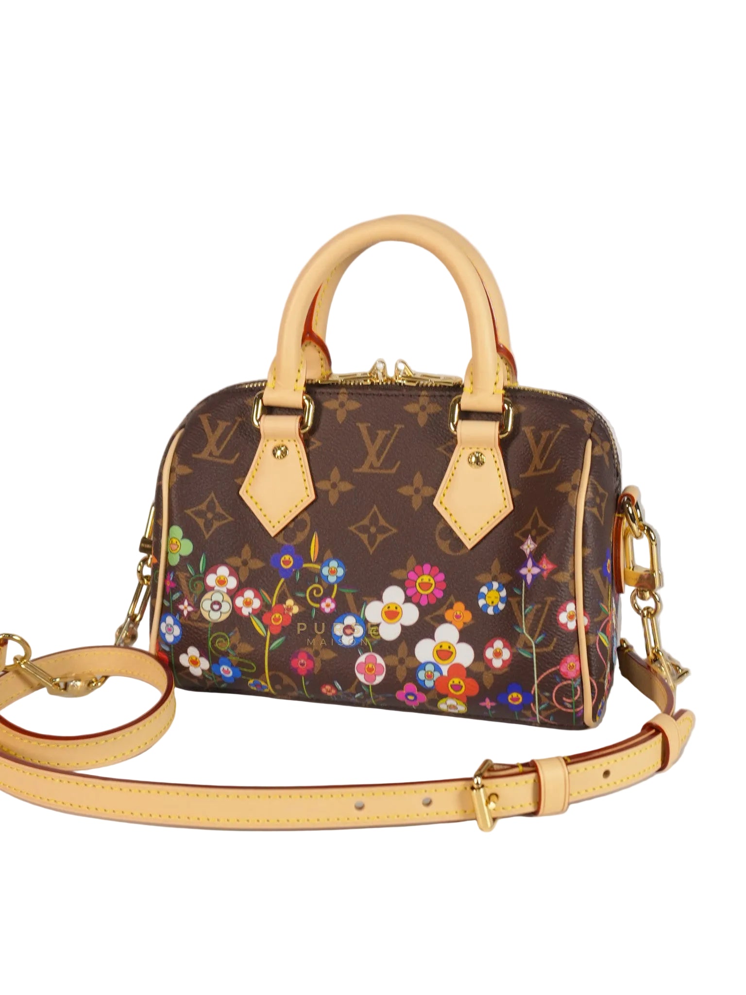 Speedy Bandouliere 20 x Murakami in TM Monogram Canvas(Microchip) | Purse Maison Luxury Bags Shop