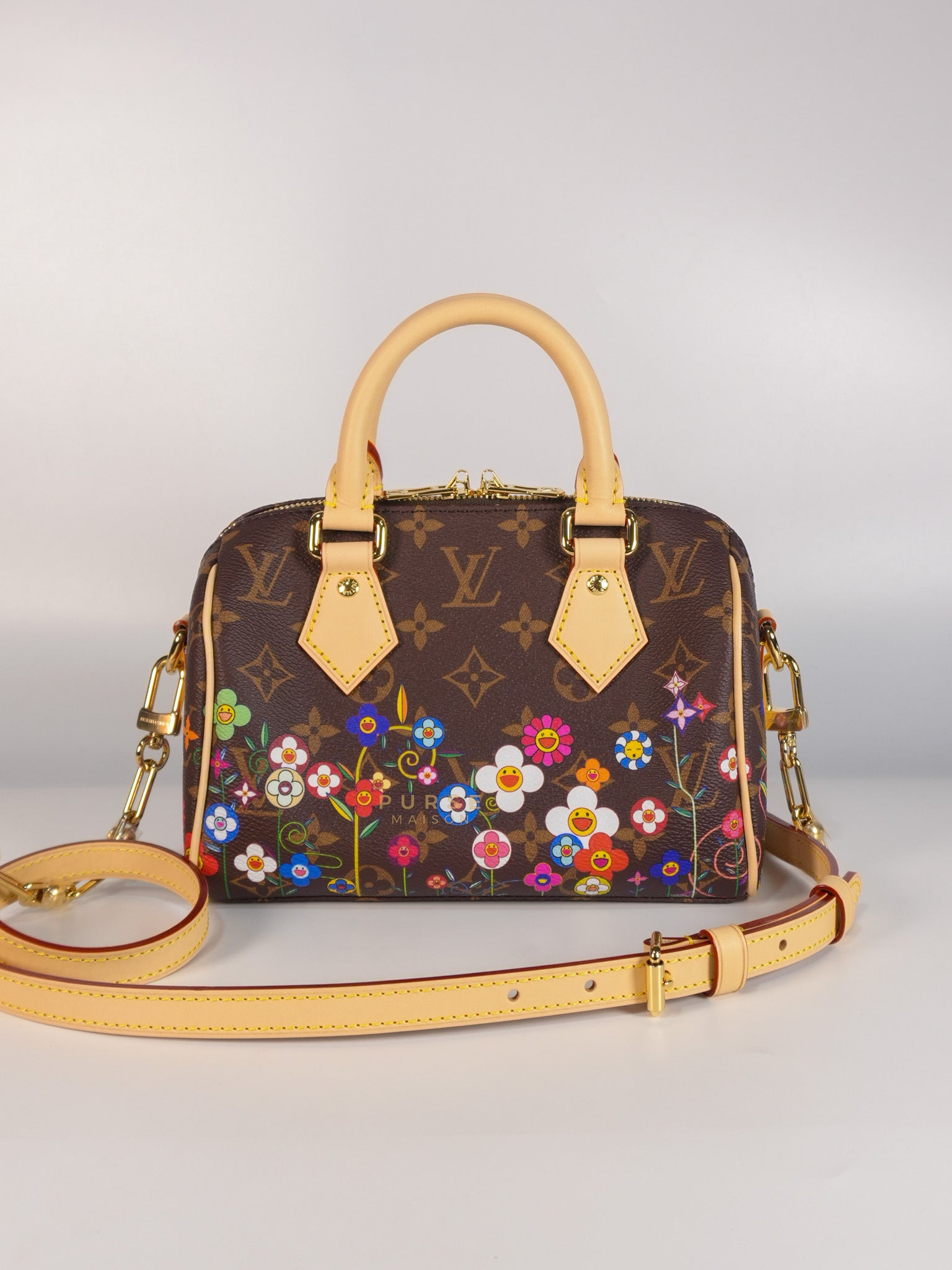 Speedy Bandouliere 20 x Murakami in TM Monogram Canvas(Microchip) | Purse Maison Luxury Bags Shop