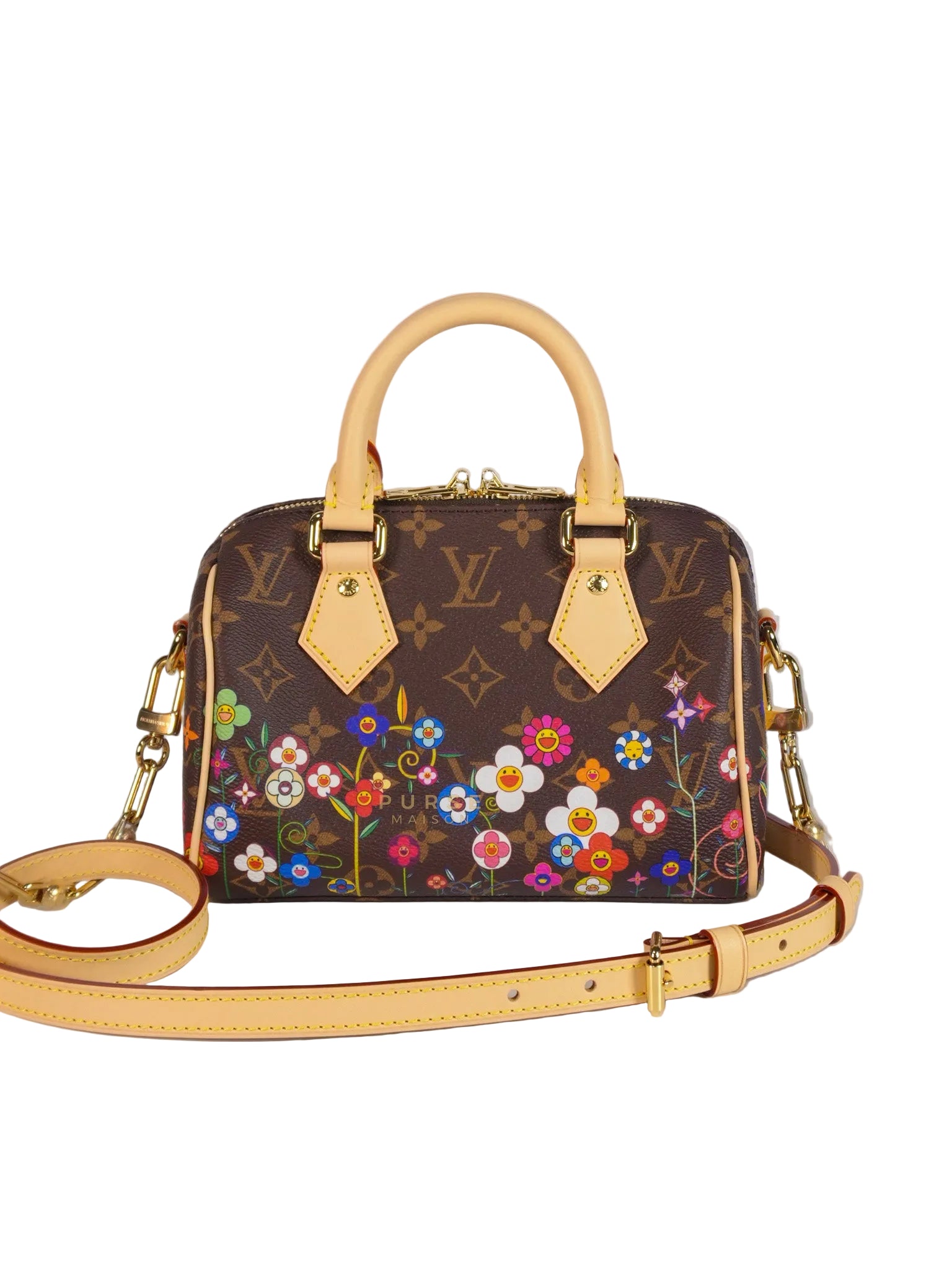 Speedy Bandouliere 20 x Murakami in TM Monogram Canvas(Microchip) | Purse Maison Luxury Bags Shop