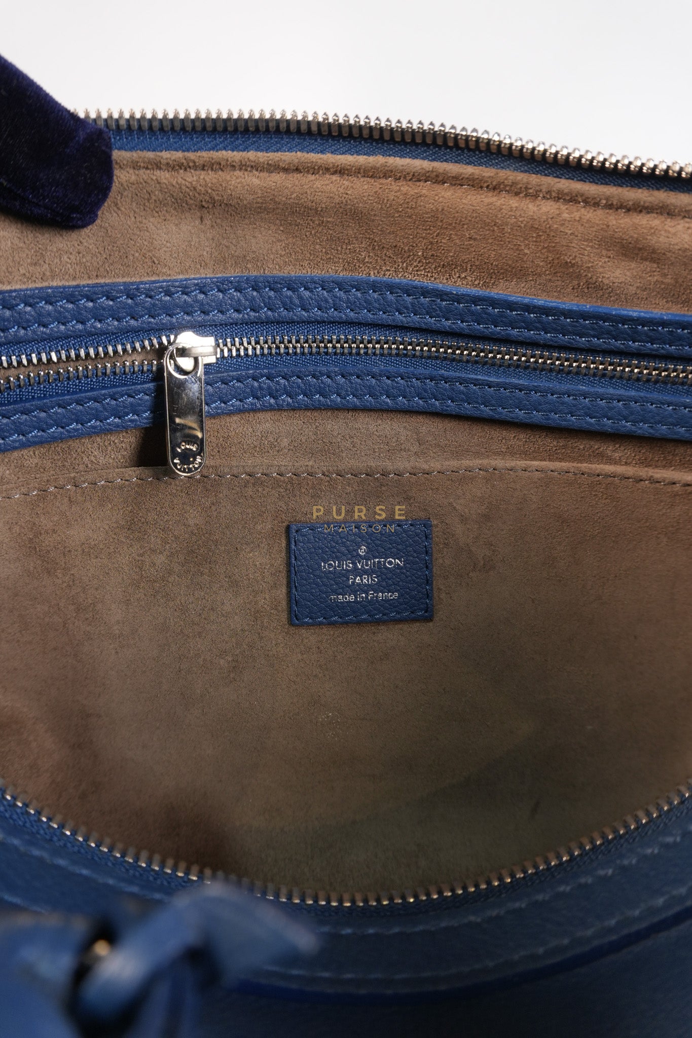 Speedy Sofia Coppola PM in Blue Ocean Calfskin Leather Crossbody Bag (Date Code: TR1143) | Purse Maison Luxury Bags Shop