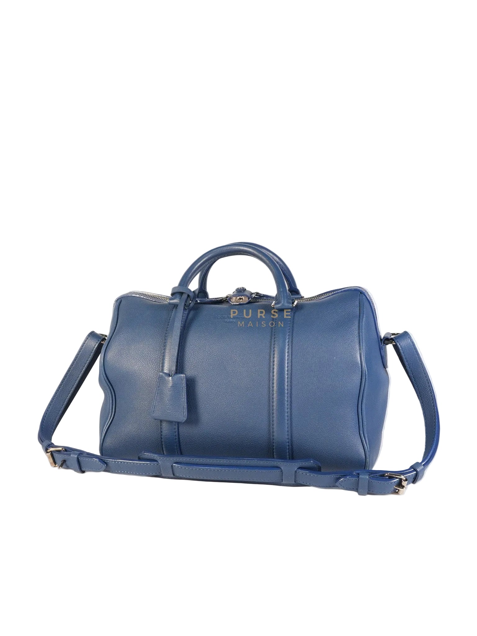 Speedy Sofia Coppola PM in Blue Ocean Calfskin Leather Crossbody Bag (Date Code: TR1143) | Purse Maison Luxury Bags Shop