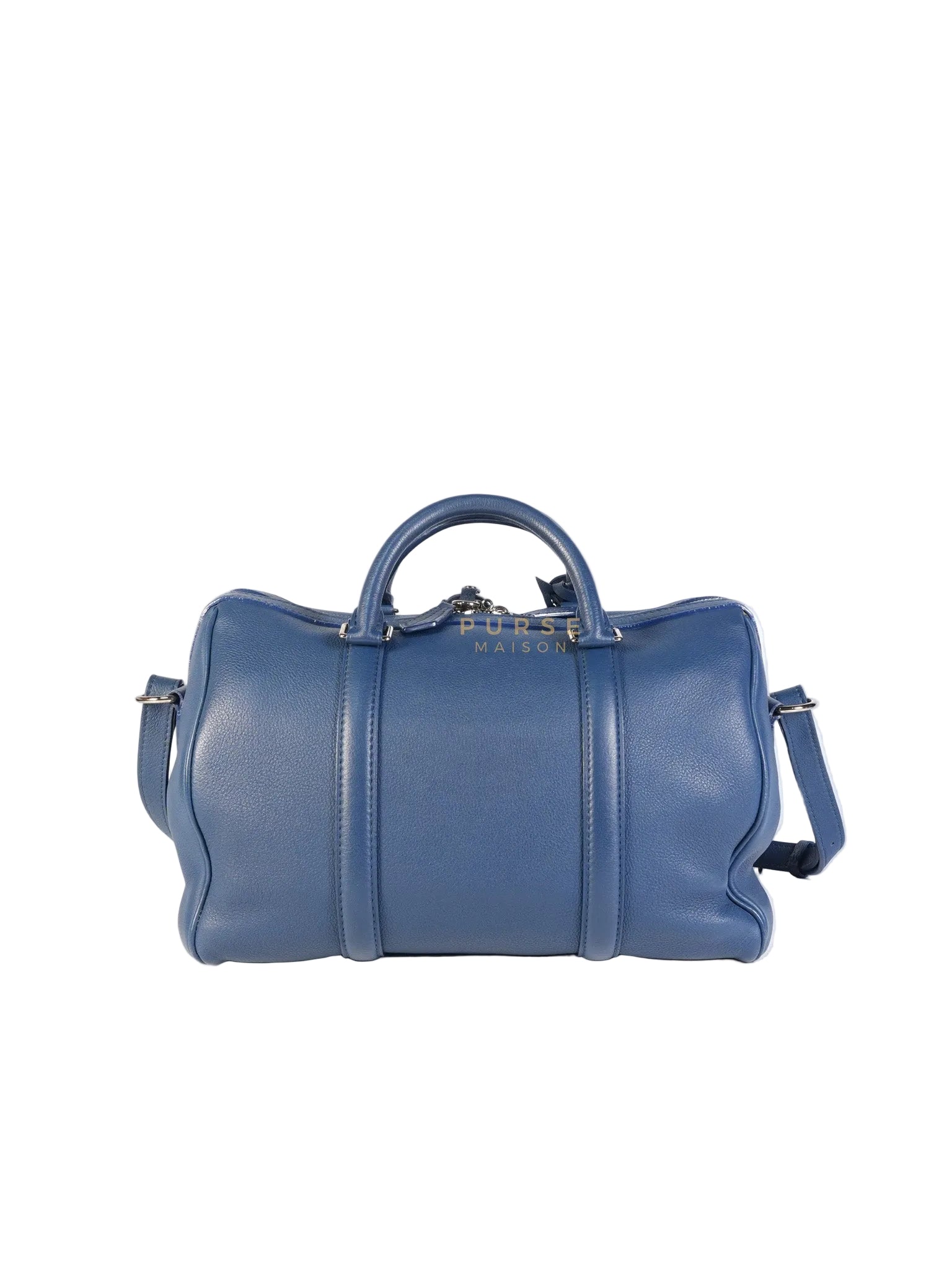 Speedy Sofia Coppola PM in Blue Ocean Calfskin Leather Crossbody Bag (Date Code: TR1143) | Purse Maison Luxury Bags Shop