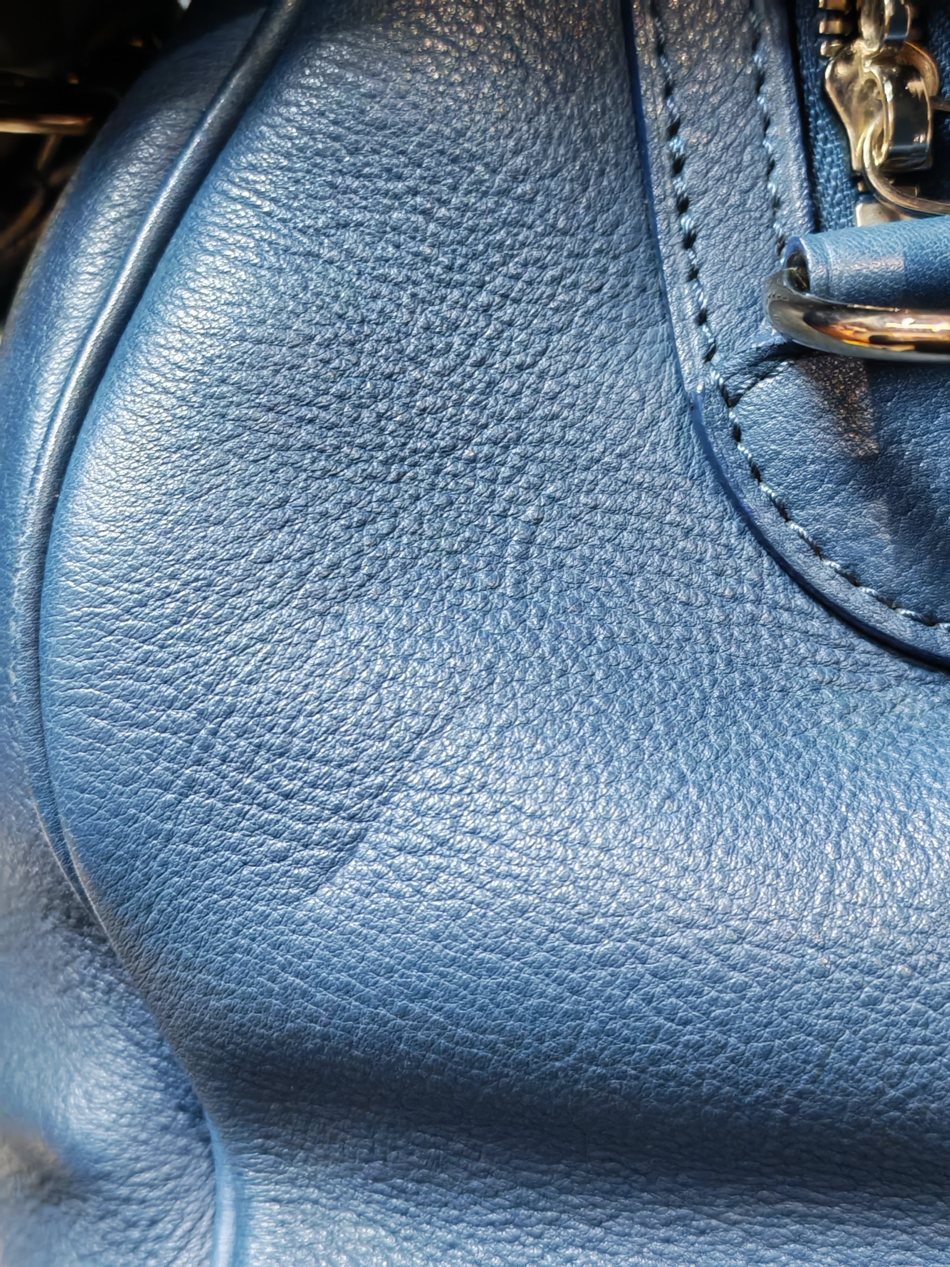 Speedy Sofia Coppola PM in Blue Ocean Calfskin Leather Crossbody Bag (Date Code: TR1143) | Purse Maison Luxury Bags Shop