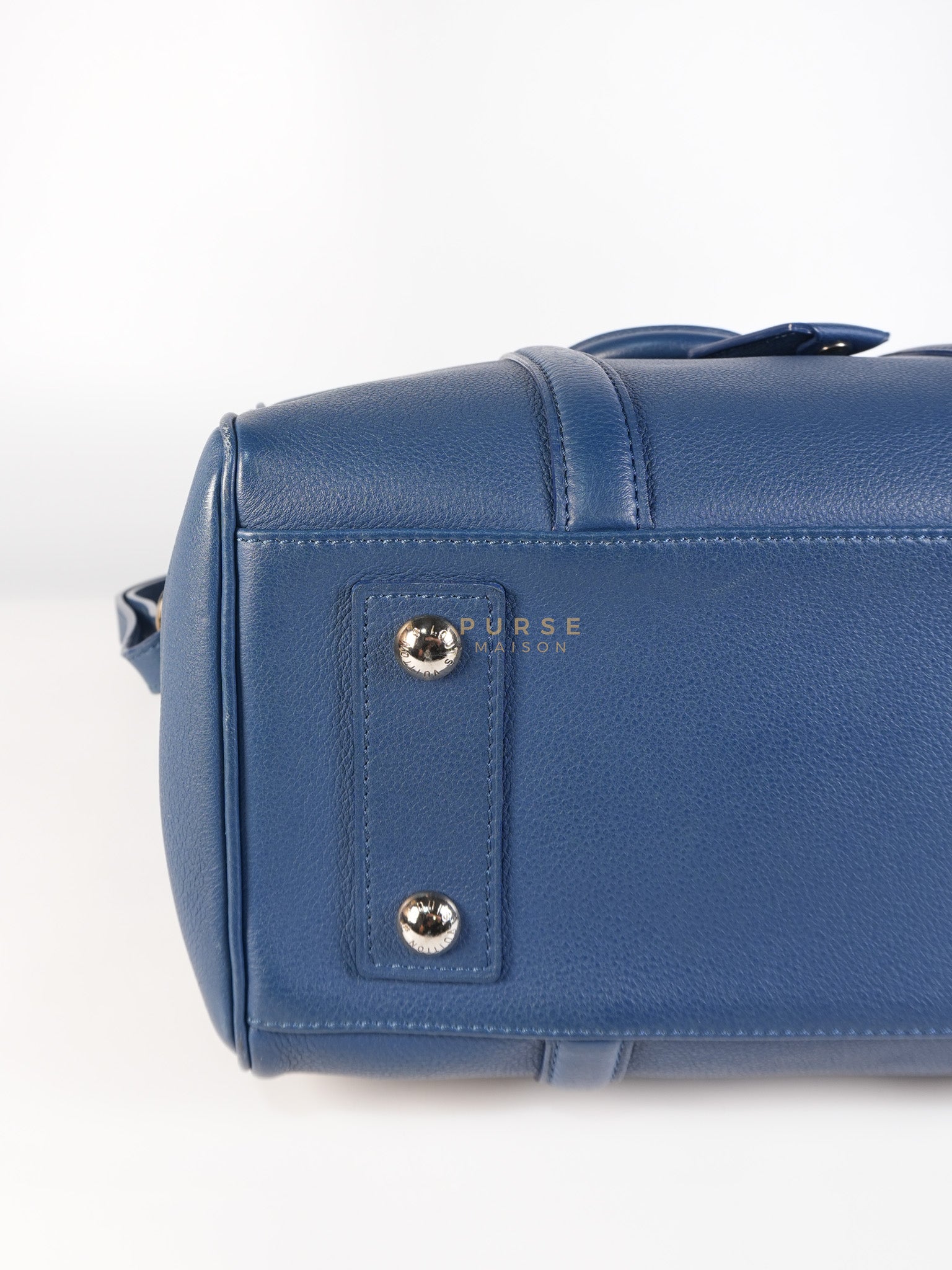 Speedy Sofia Coppola PM in Blue Ocean Calfskin Leather Crossbody Bag (Date Code: TR1143) | Purse Maison Luxury Bags Shop