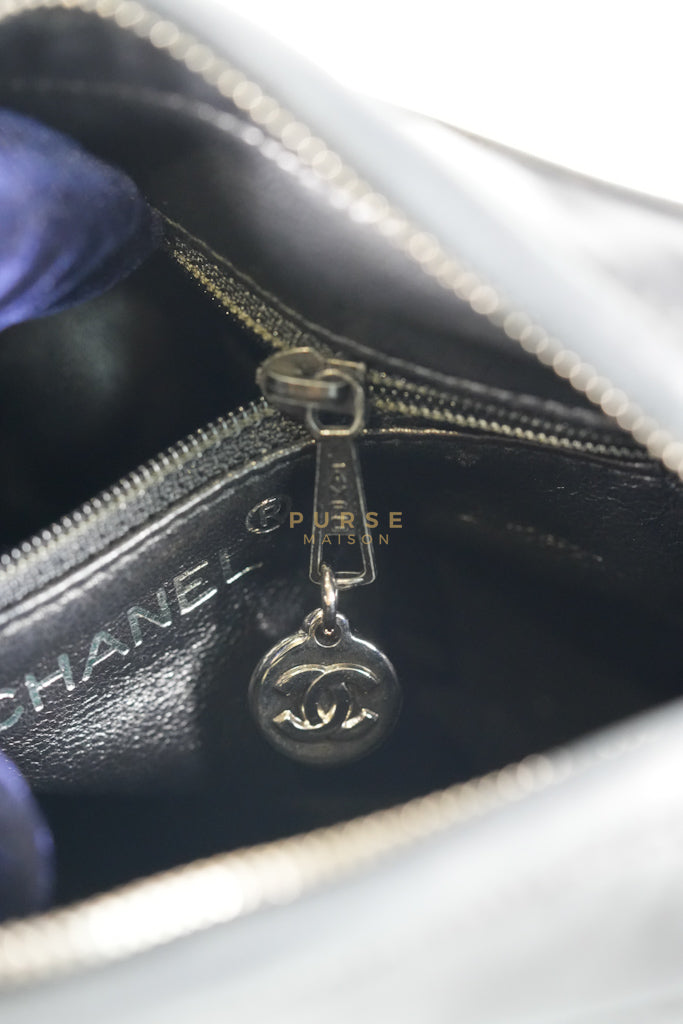 Square Camera Bag Vintage Quilted Lambskin Leather and Silver Hardware Series 4 | Purse Maison Luxury Bags Shop