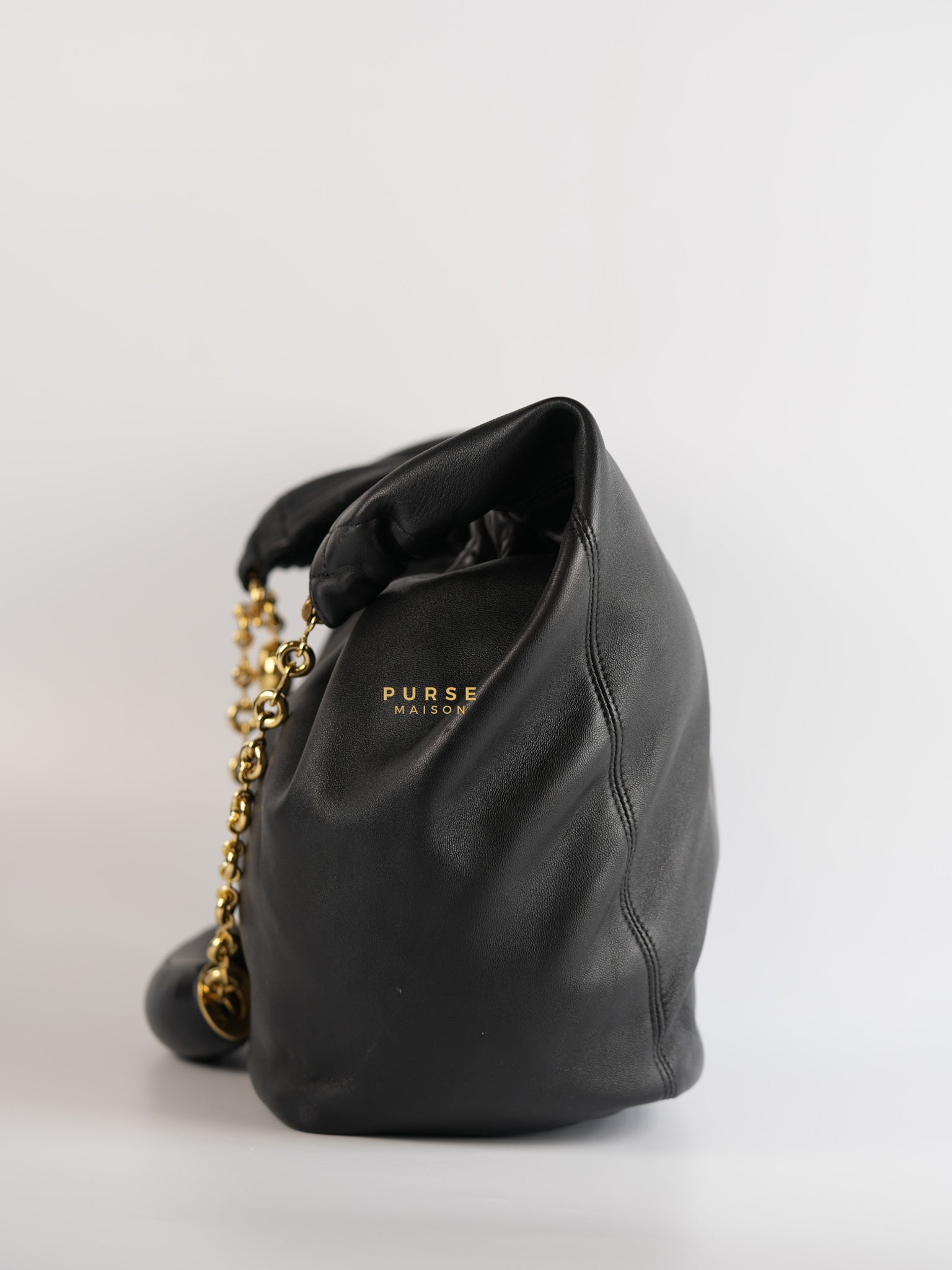 Squeeze in Mellow Nappa Leather Chain Bag | Purse Maison Luxury Bags Shop