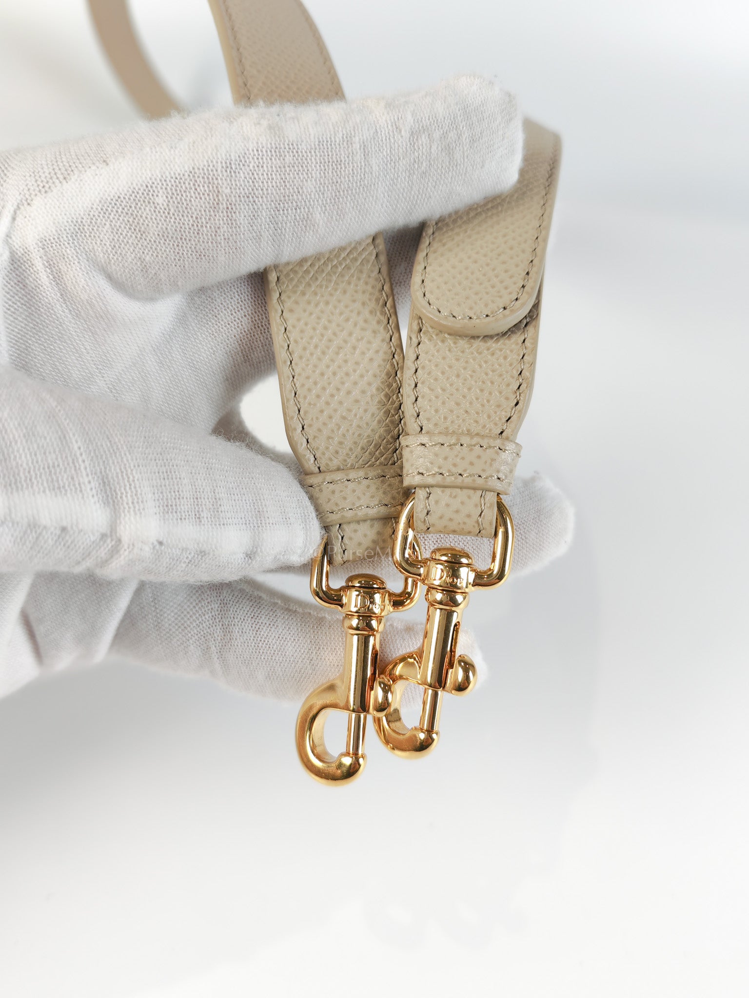 St Honoré Tote Bag Medium in Beige Grained Calfskin | Purse Maison Luxury Bags Shop