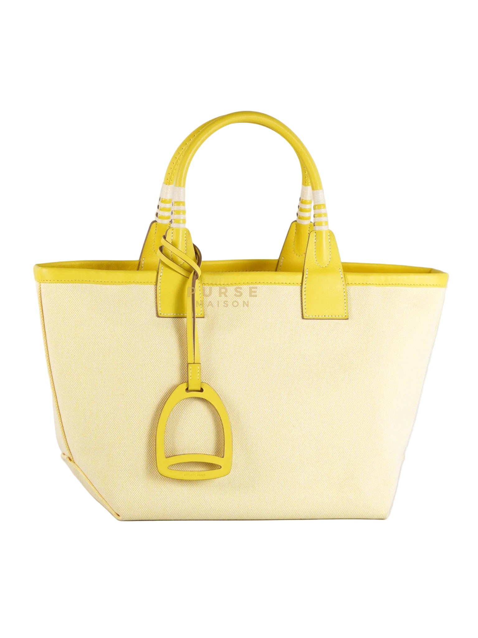 Steeple 25 in Yellow Toilash Vau Swift Leather Stamp U (2022) | Purse Maison Luxury Bags Shop