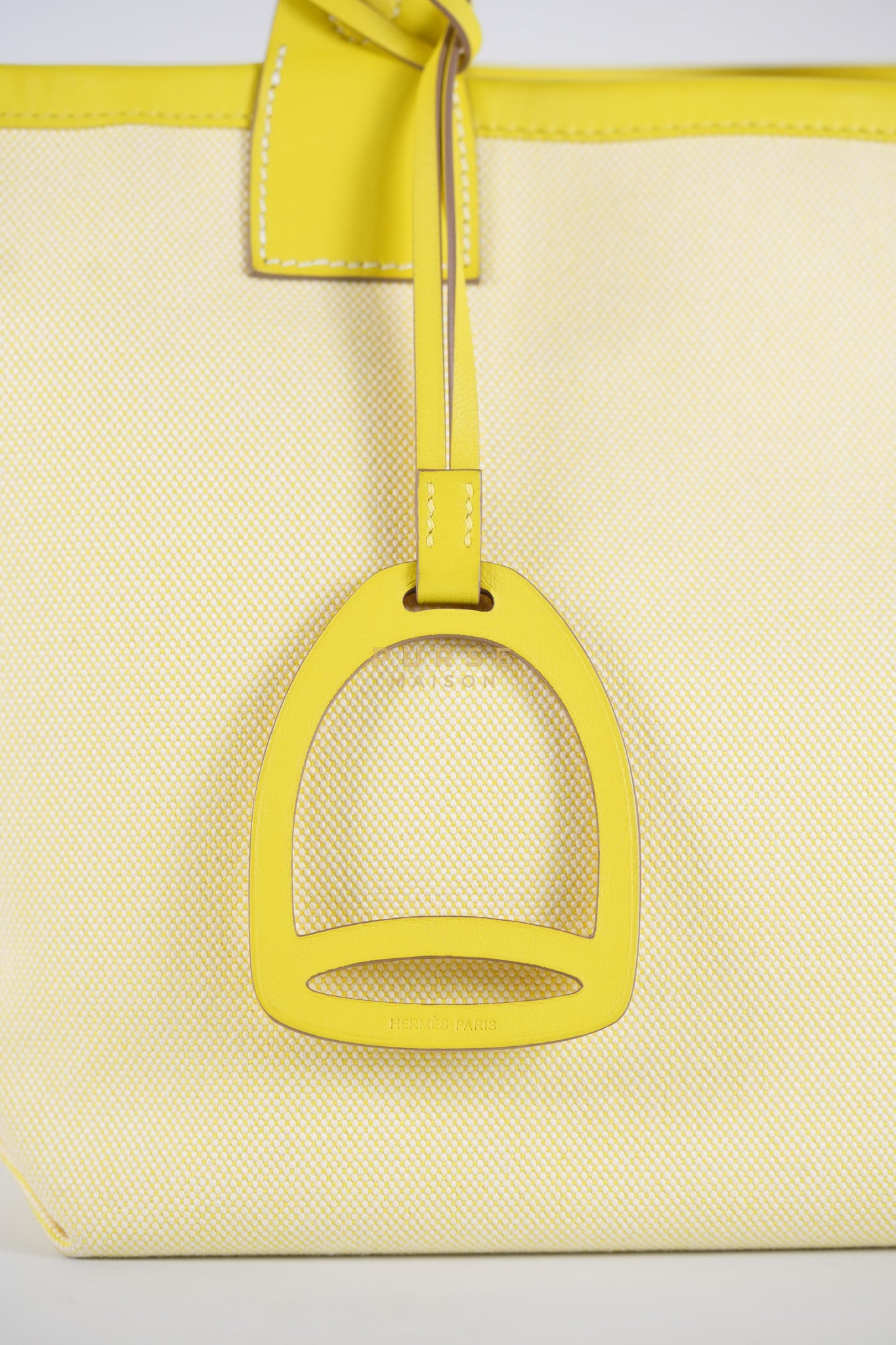 Steeple 25 in Yellow Toilash Vau Swift Leather Stamp U (2022) | Purse Maison Luxury Bags Shop