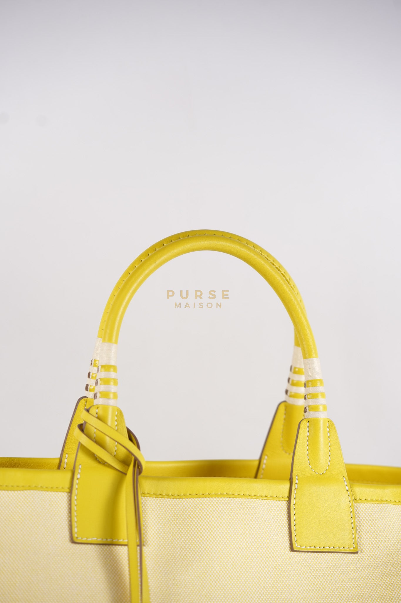 Steeple 25 in Yellow Toilash Vau Swift Leather Stamp U (2022) | Purse Maison Luxury Bags Shop