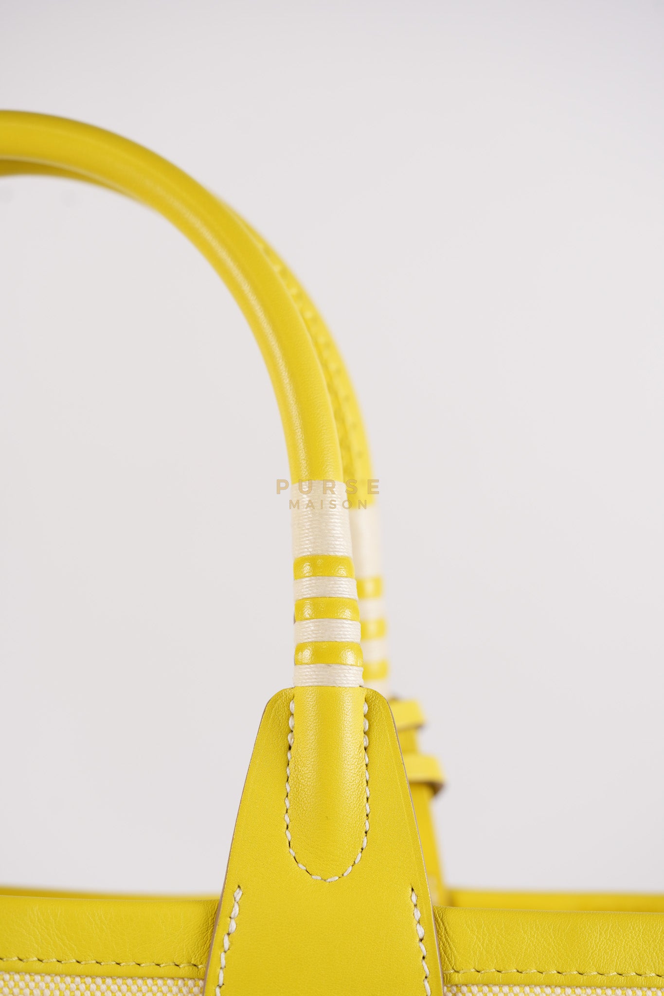 Steeple 25 in Yellow Toilash Vau Swift Leather Stamp U (2022) | Purse Maison Luxury Bags Shop