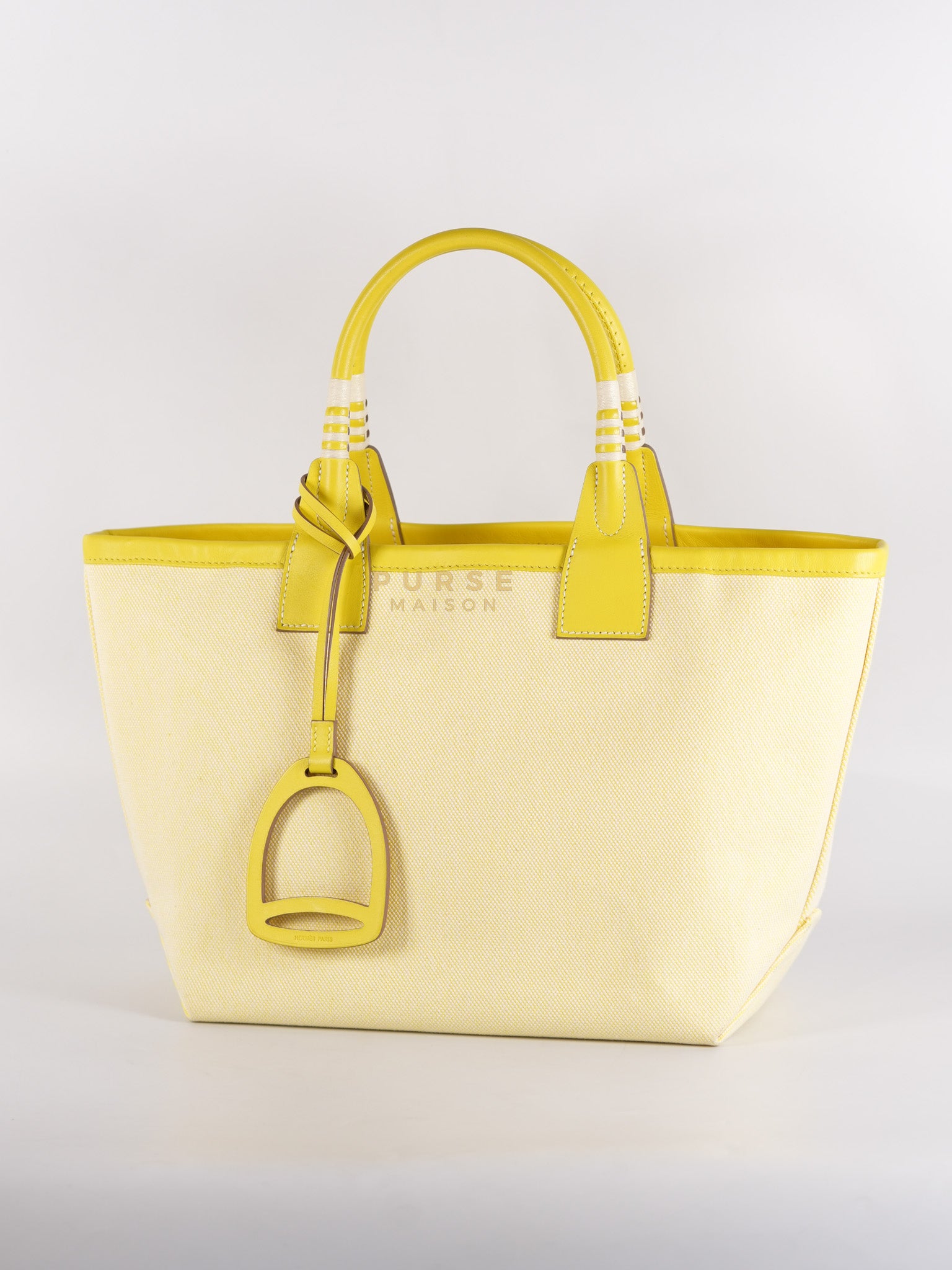 Steeple 25 in Yellow Toilash Vau Swift Leather Stamp U (2022) | Purse Maison Luxury Bags Shop