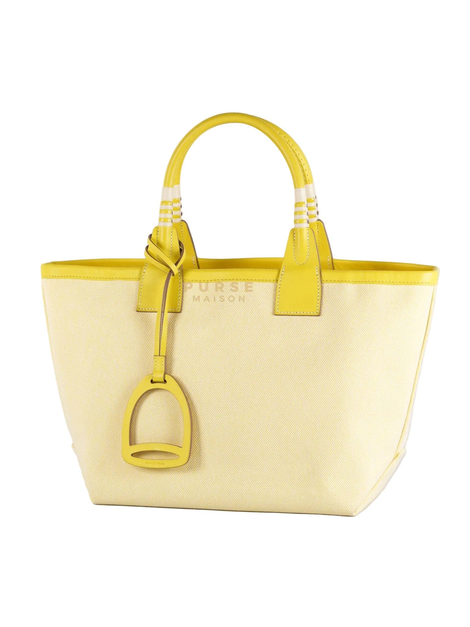 Steeple 25 in Yellow Toilash Vau Swift Leather Stamp U (2022) | Purse Maison Luxury Bags Shop